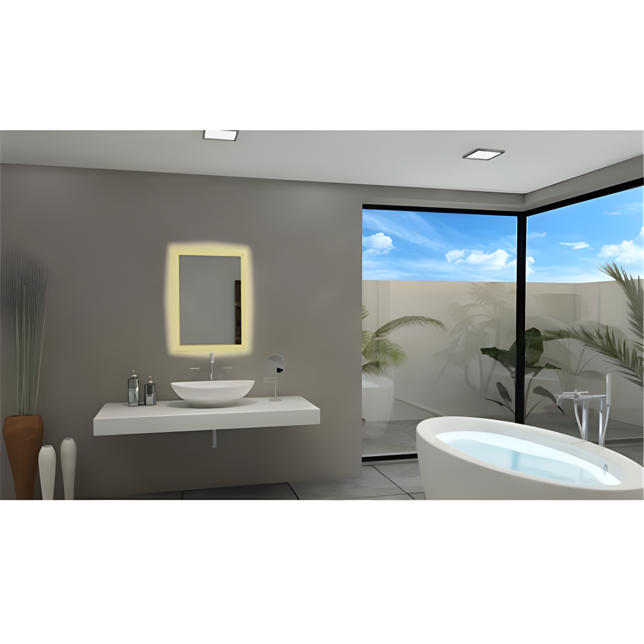 Paris Mirror LED Wall Mirror