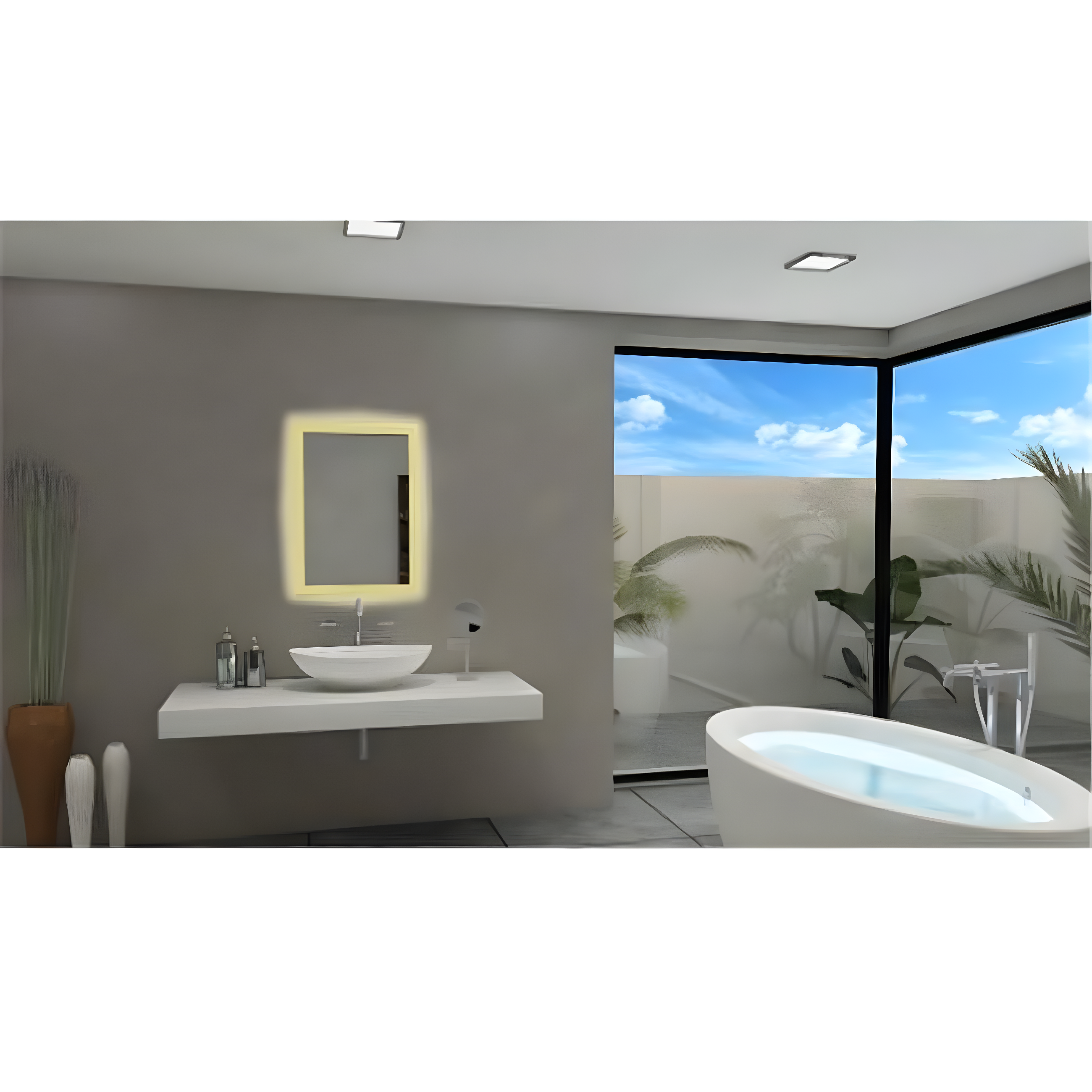 Paris Mirror LED Wall Mirror