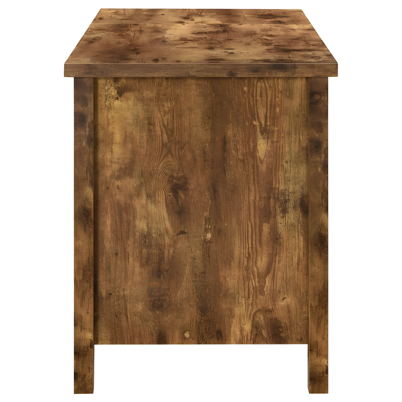 Delwin 2 Drawer Standing Office Desk Antique Nutmeg - Coaster