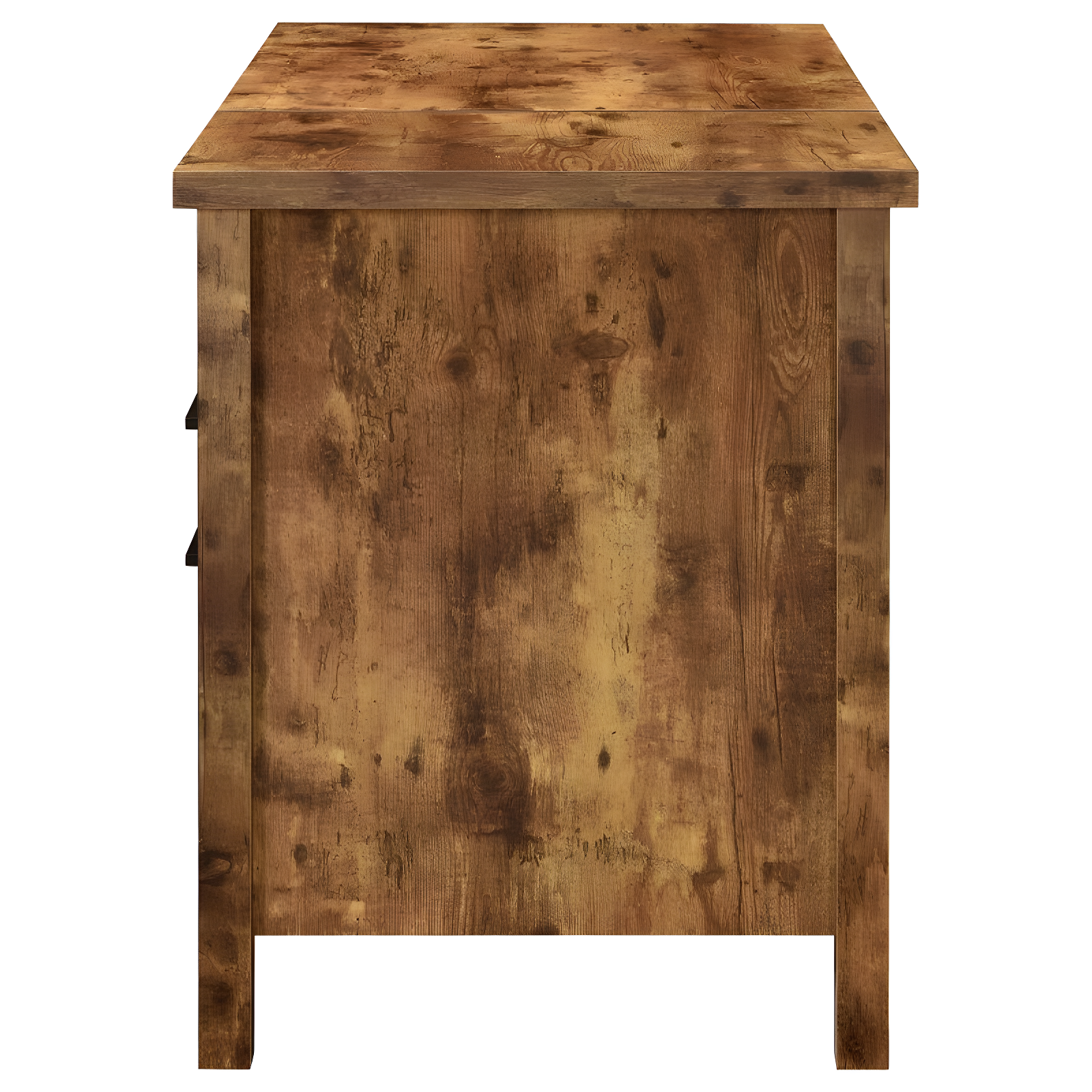 Delwin 2 Drawer Standing Office Desk Antique Nutmeg - Coaster