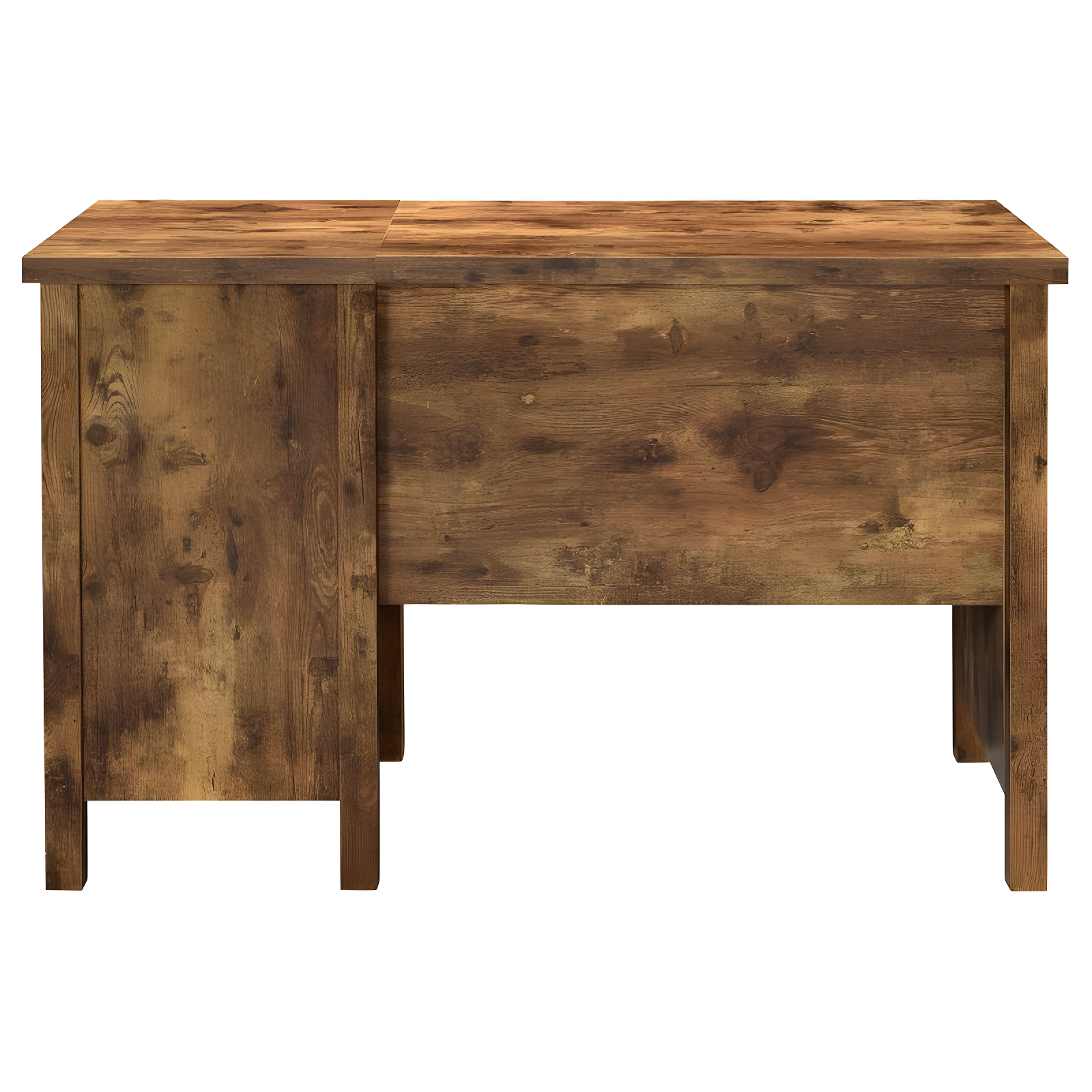 Delwin 2 Drawer Standing Office Desk Antique Nutmeg - Coaster