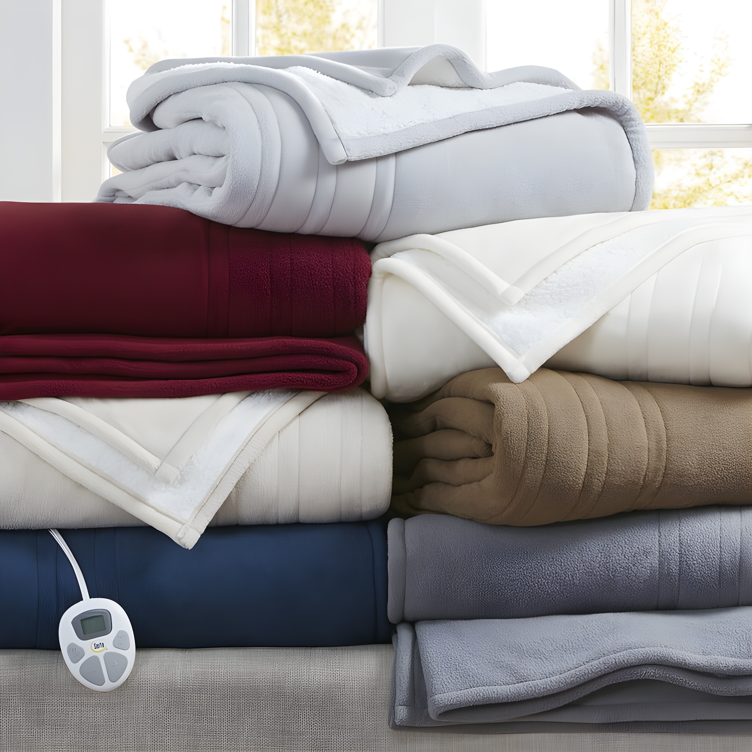 Serta Serta Fleece to Sherpa Heated Blanket