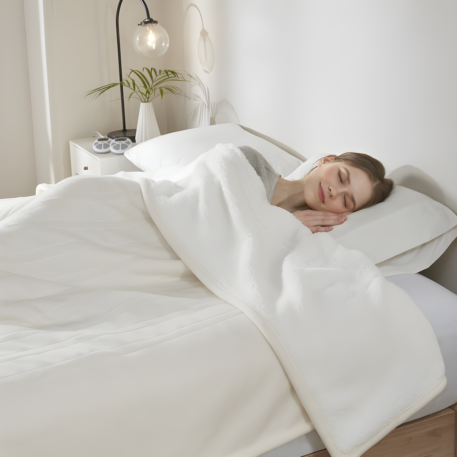 Serta Serta Fleece to Sherpa Heated Blanket