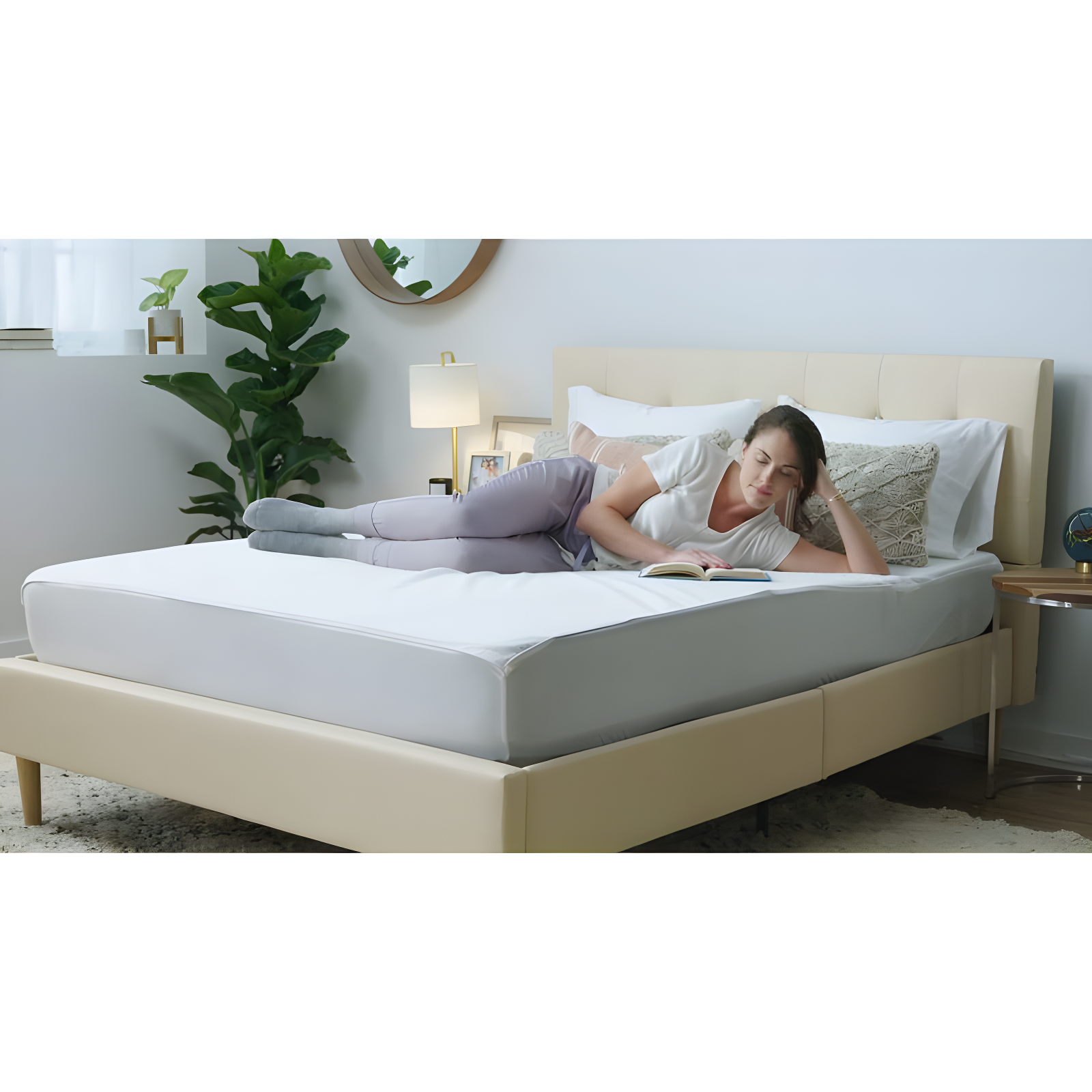 Sealy Luxury Knit Hypoallergenic Waterproof Mattress Cover