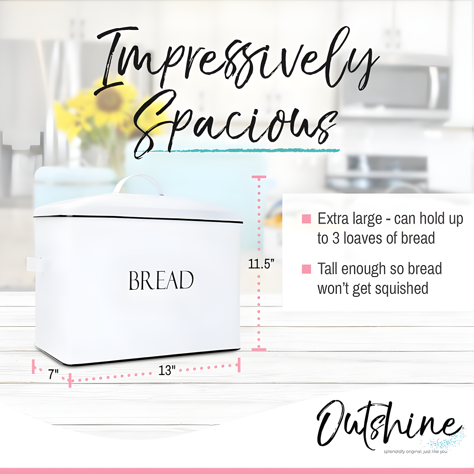 Outshine Co Outshine Extra Large Bread Box