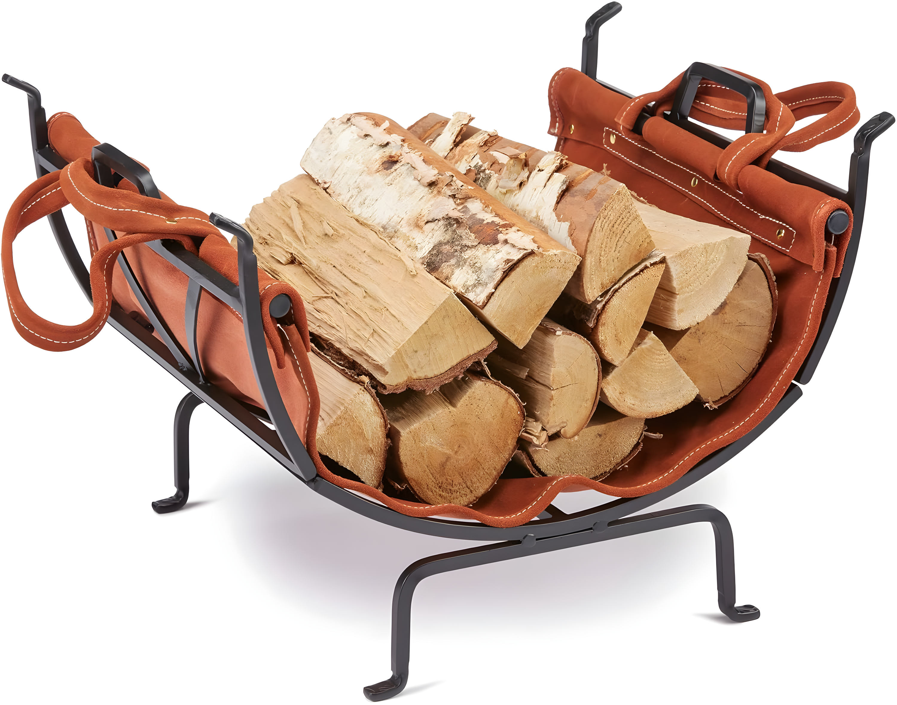 Winston Porter Abian 22'' W Metal Log Rack