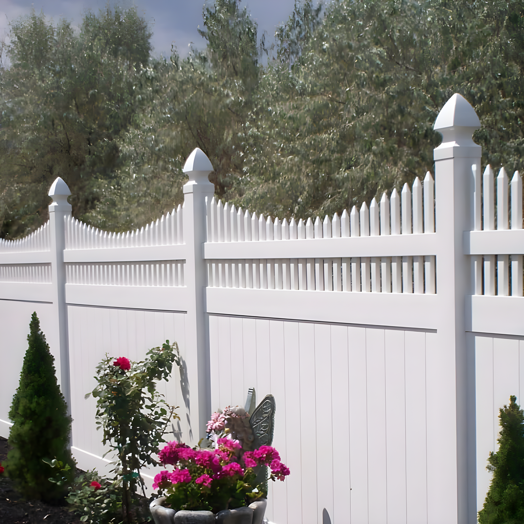 WEATHERABLES 4x4 Post Caps – Weatherproof Premium Outdoor Vinyl Post Cover for Lasting Durability and Easy Installation on Vinyl Decks, Patios, Porches, or Mailbox Posts (Gothic)