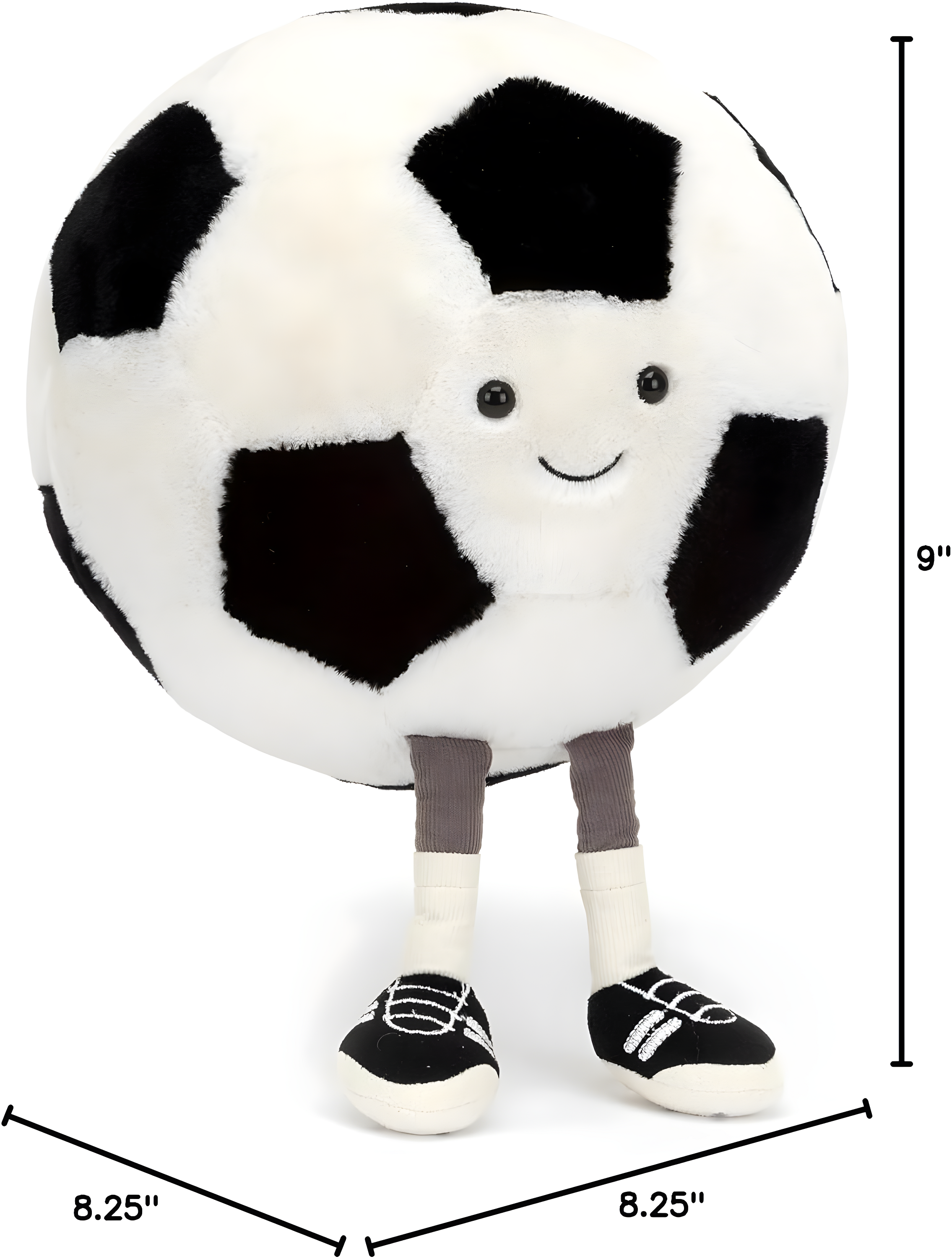 Jellycat ® Small Amusable Sports Soccer Ball Kids Stuffed Animal