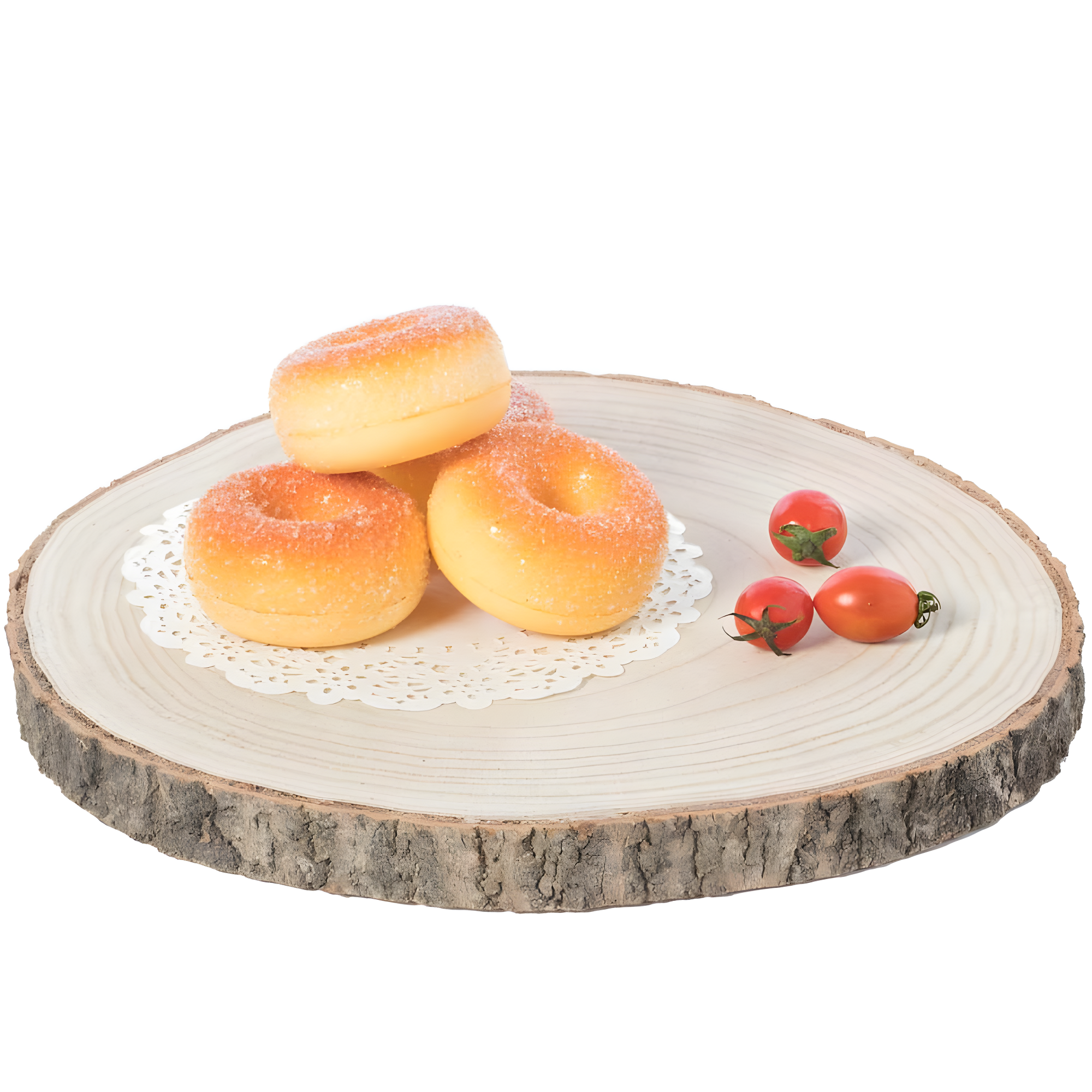 Vintiquewise Barky Natural Wood Slabs Rustic Ornament Slice Tray Table Charger -Approximately  12 Inch Dia