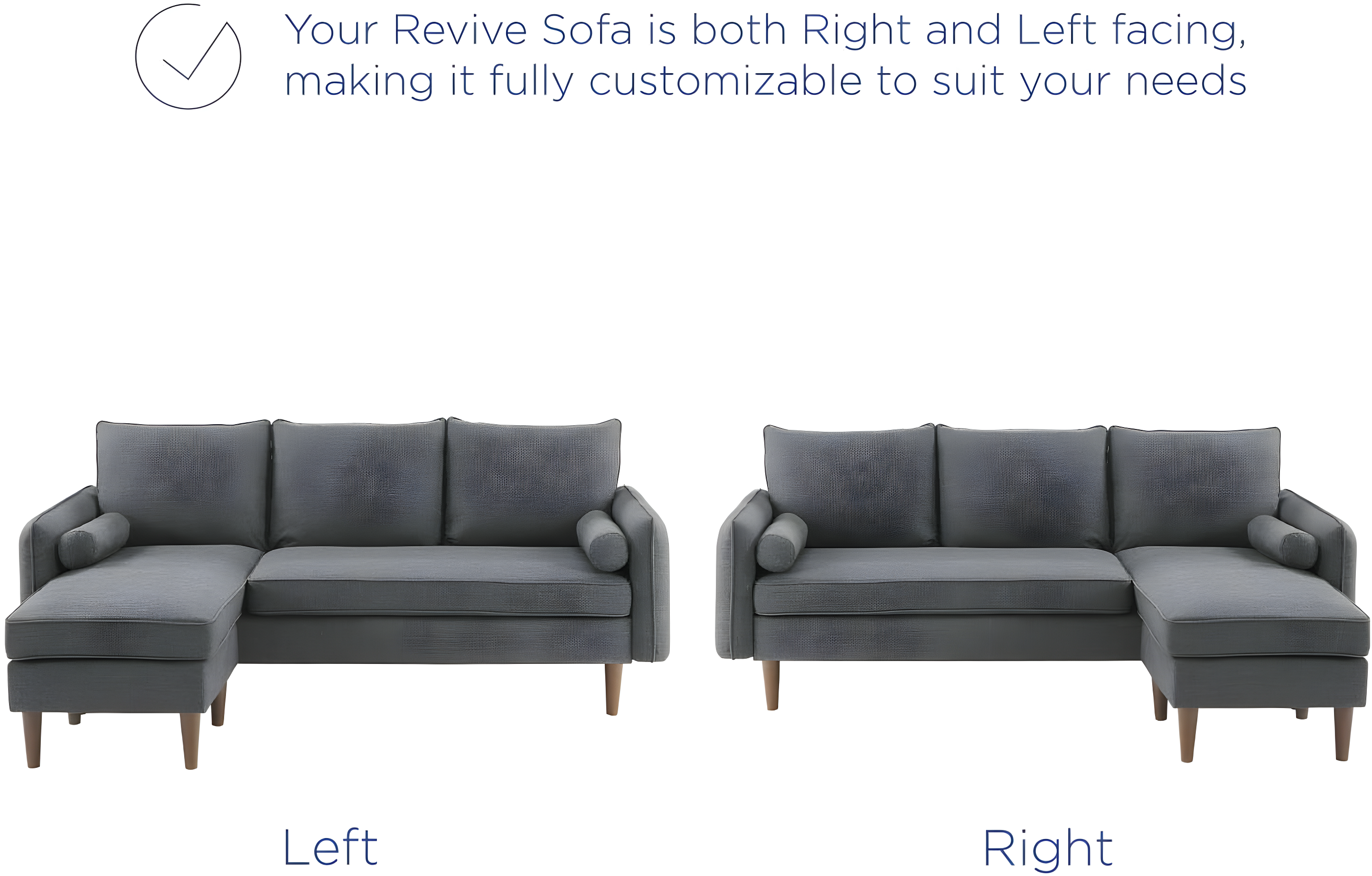 Modway Revive Upholstered Right or Left Sectional Sofa