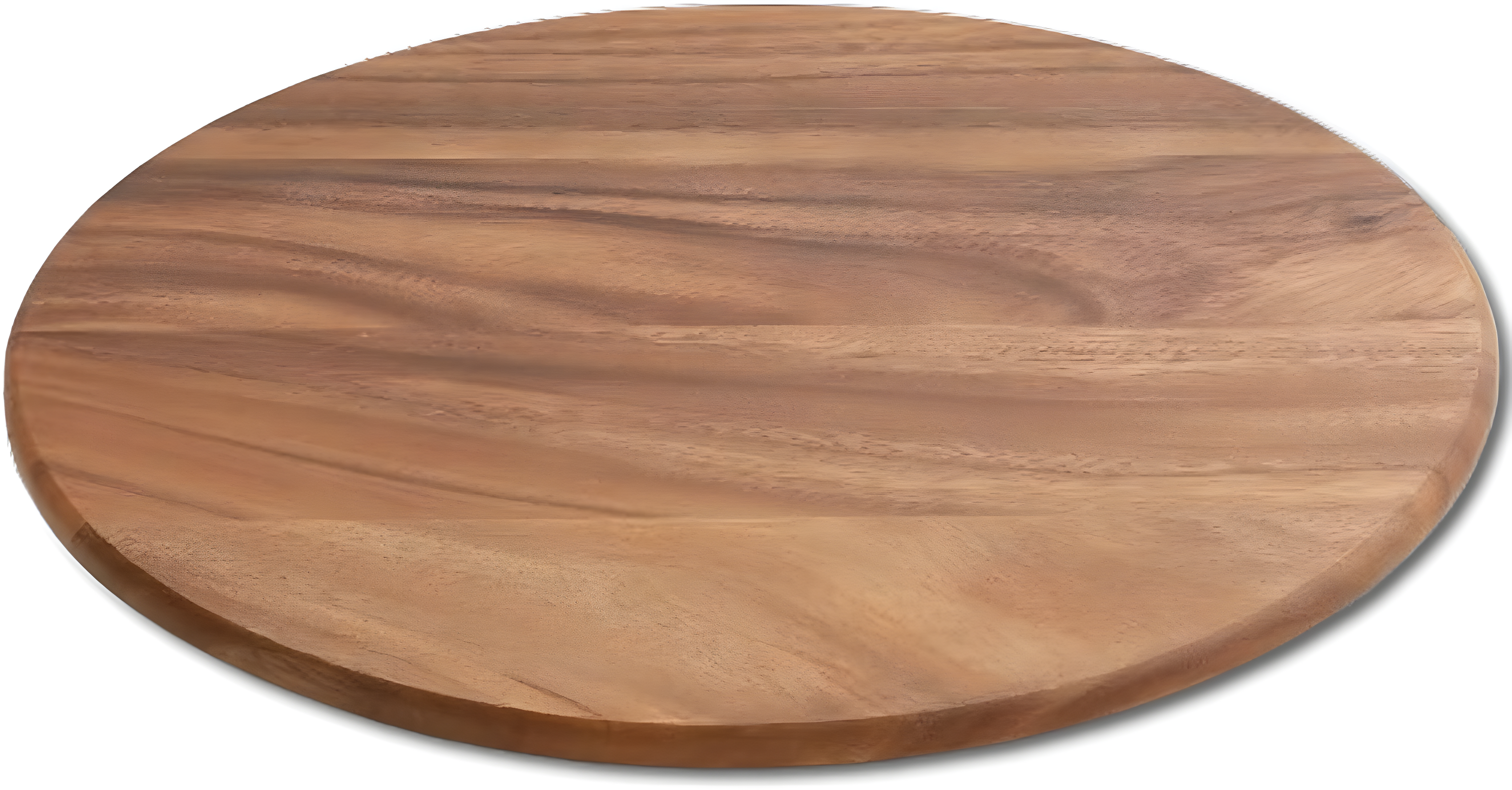 Woodard & Charles Acacia Wood Lazy Susan Tray with Stainless Steel Ball Bearing Mechanism, 16-Inch