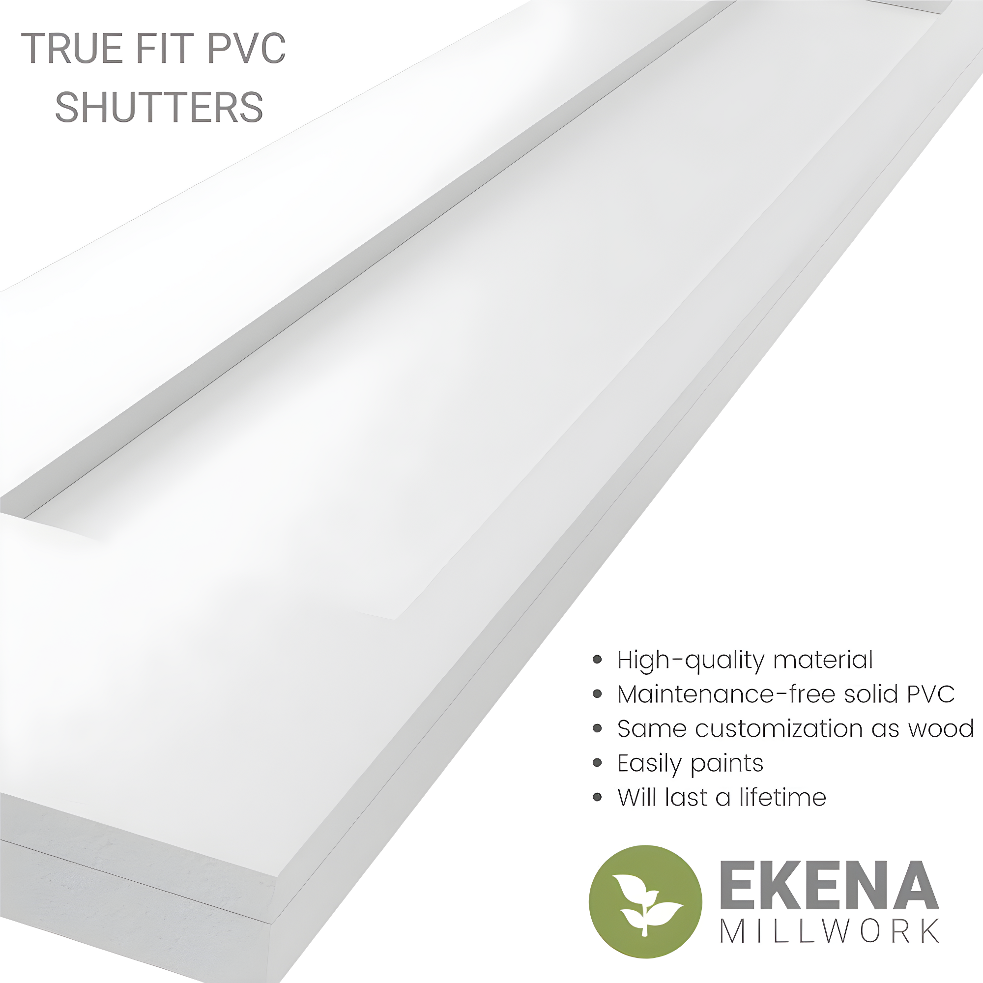 Ekena Millwork Flat Panel Shutters