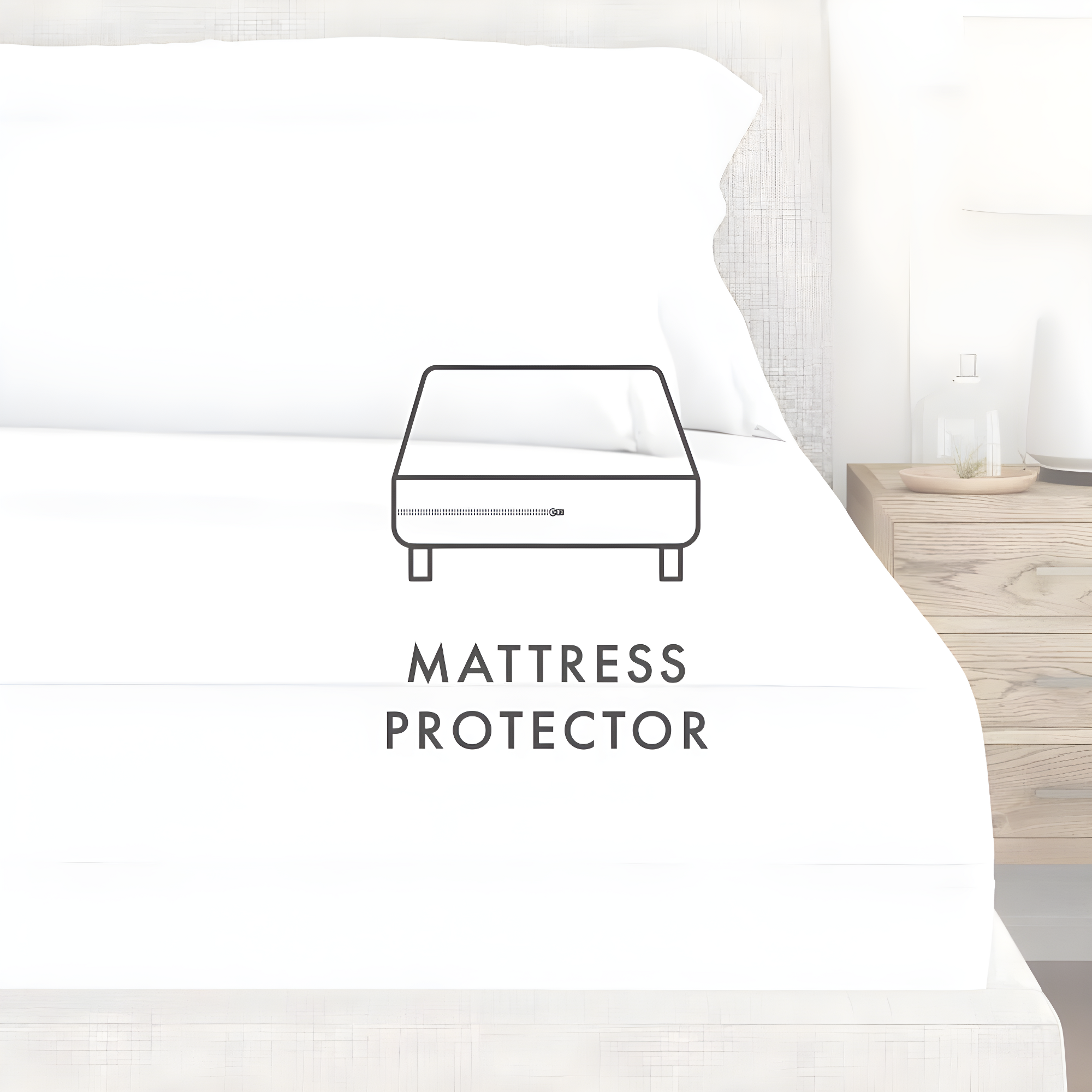 IEnjoy Home Waterproof Zipper Mattress Protector Case Pack