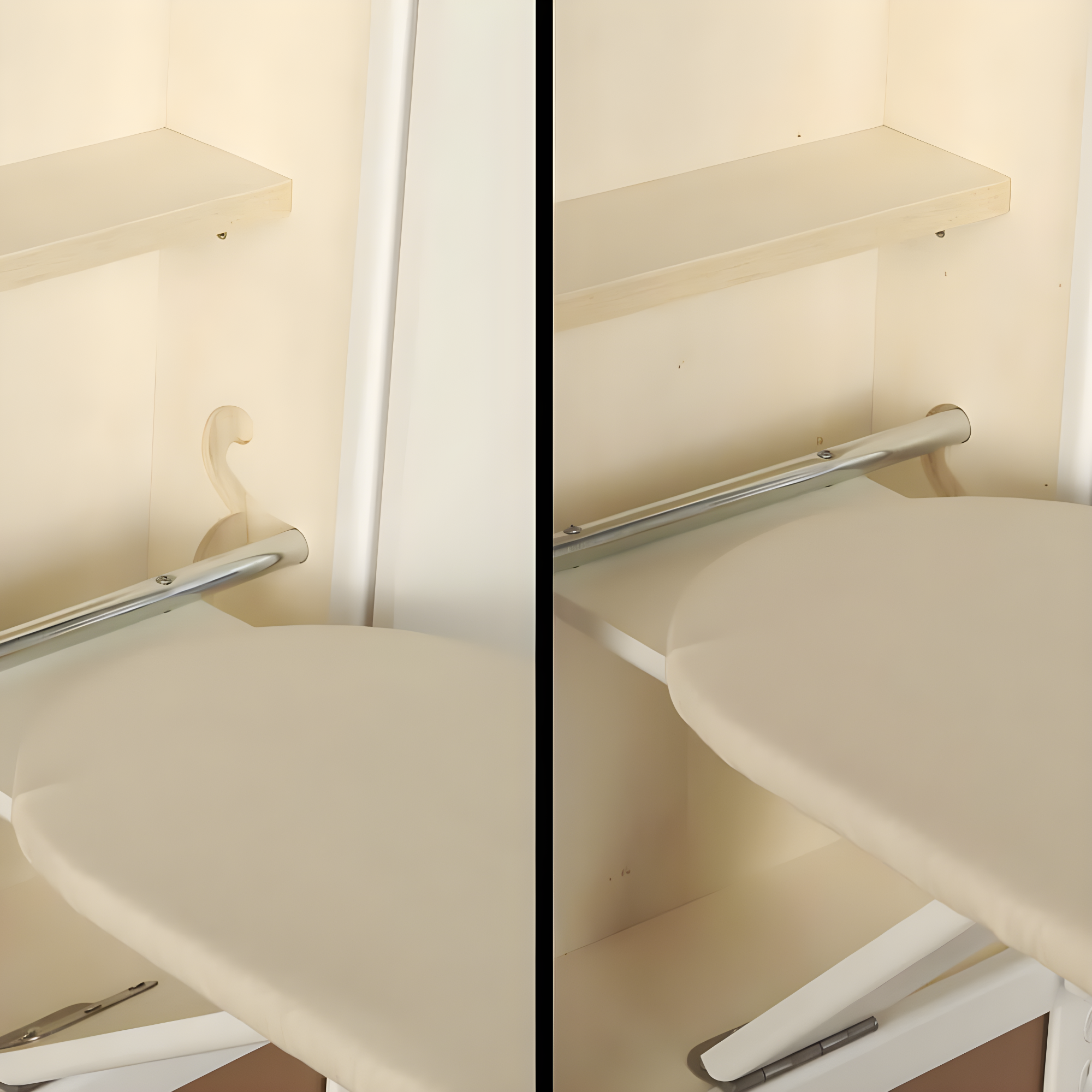 Household Essentials Ironing Board Cabinet, White