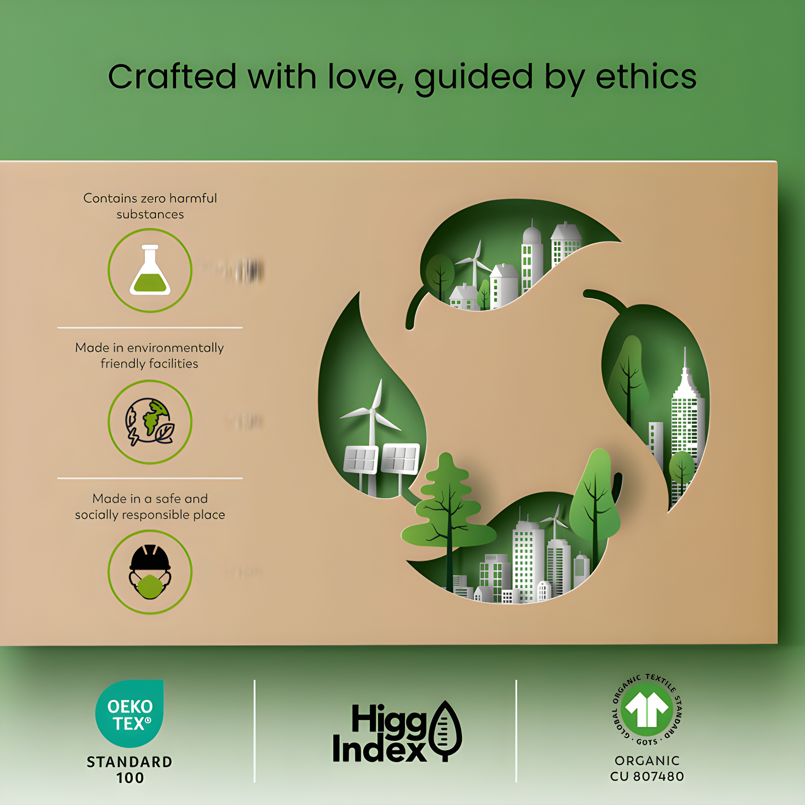 Purity Home Sustainable Organic 100% Cotton Breathable & Lightweight Deep Pocket Sheet Set