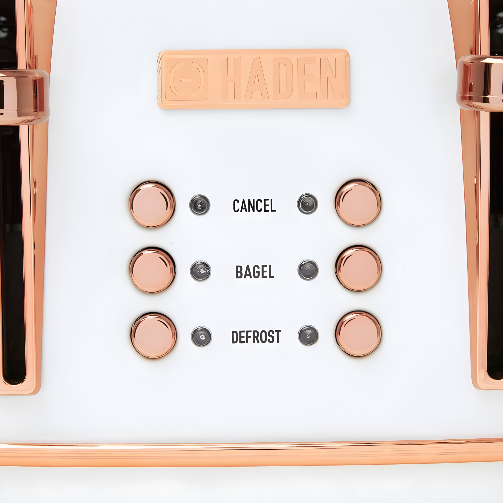 HADEN Heritage Ivory and Copper 4-Slice Toaster