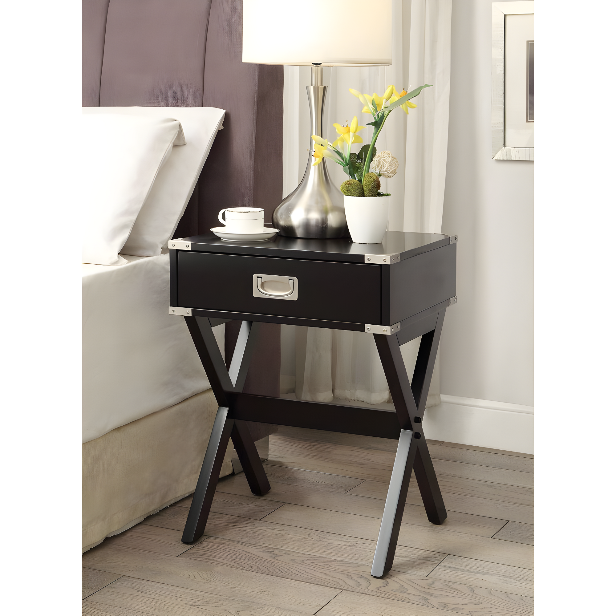 ACME Babs Accent Table, Black