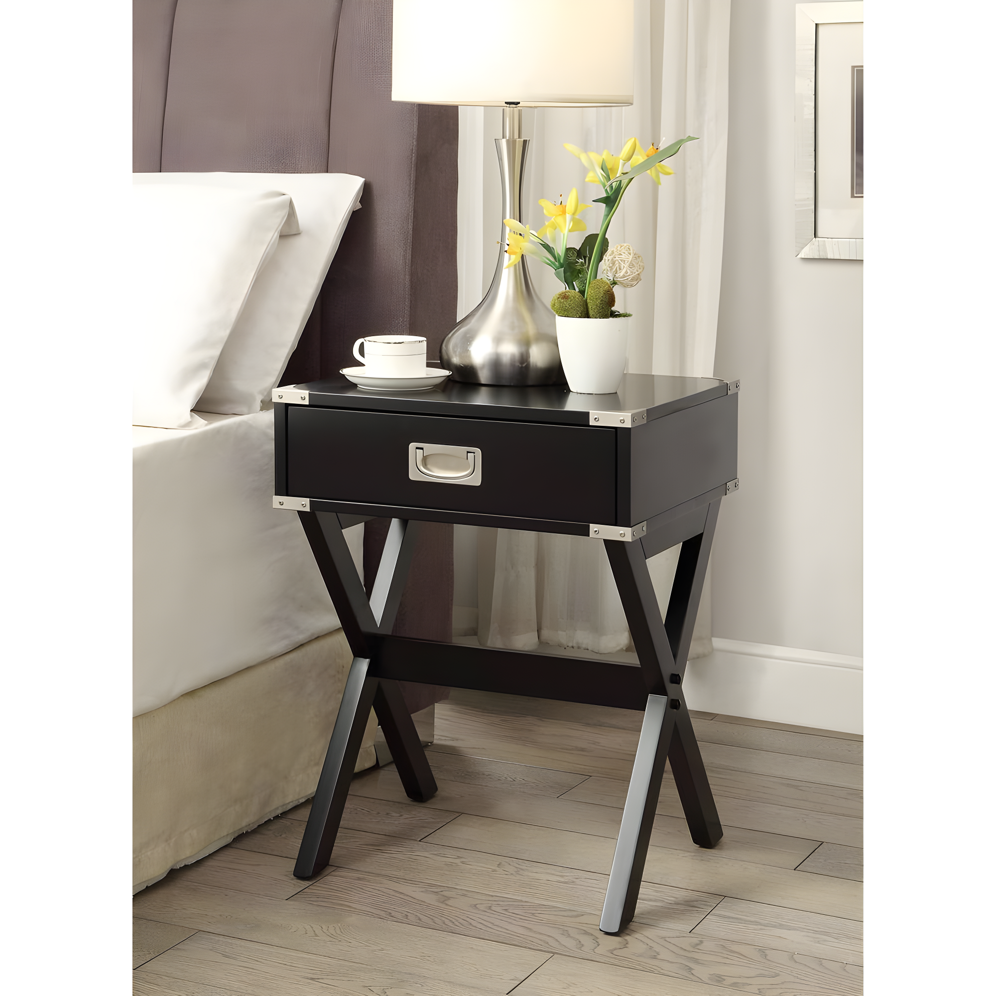 ACME Babs Accent Table, Black