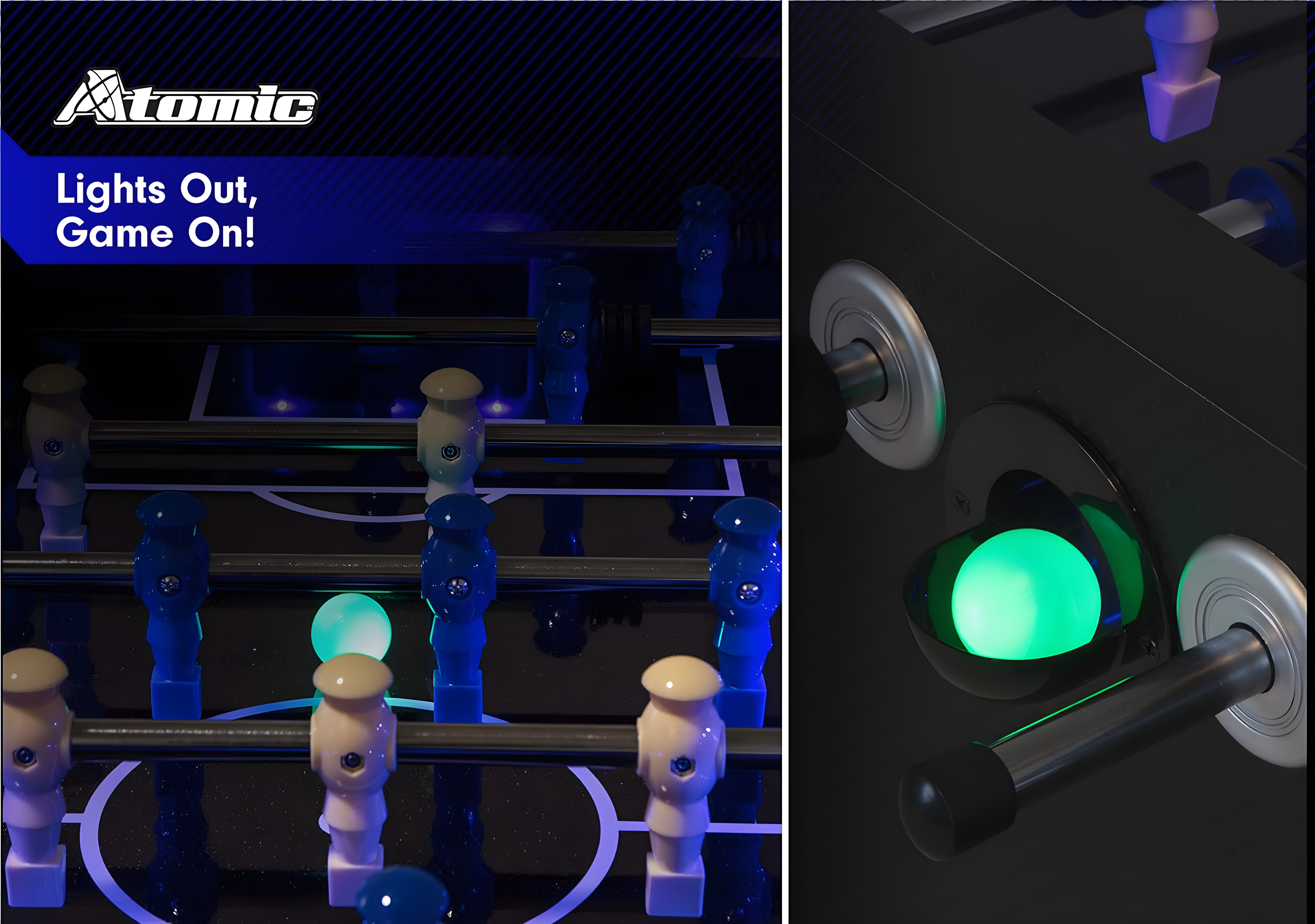 Atomic Atomic Azure 58.25'' Foosball Table