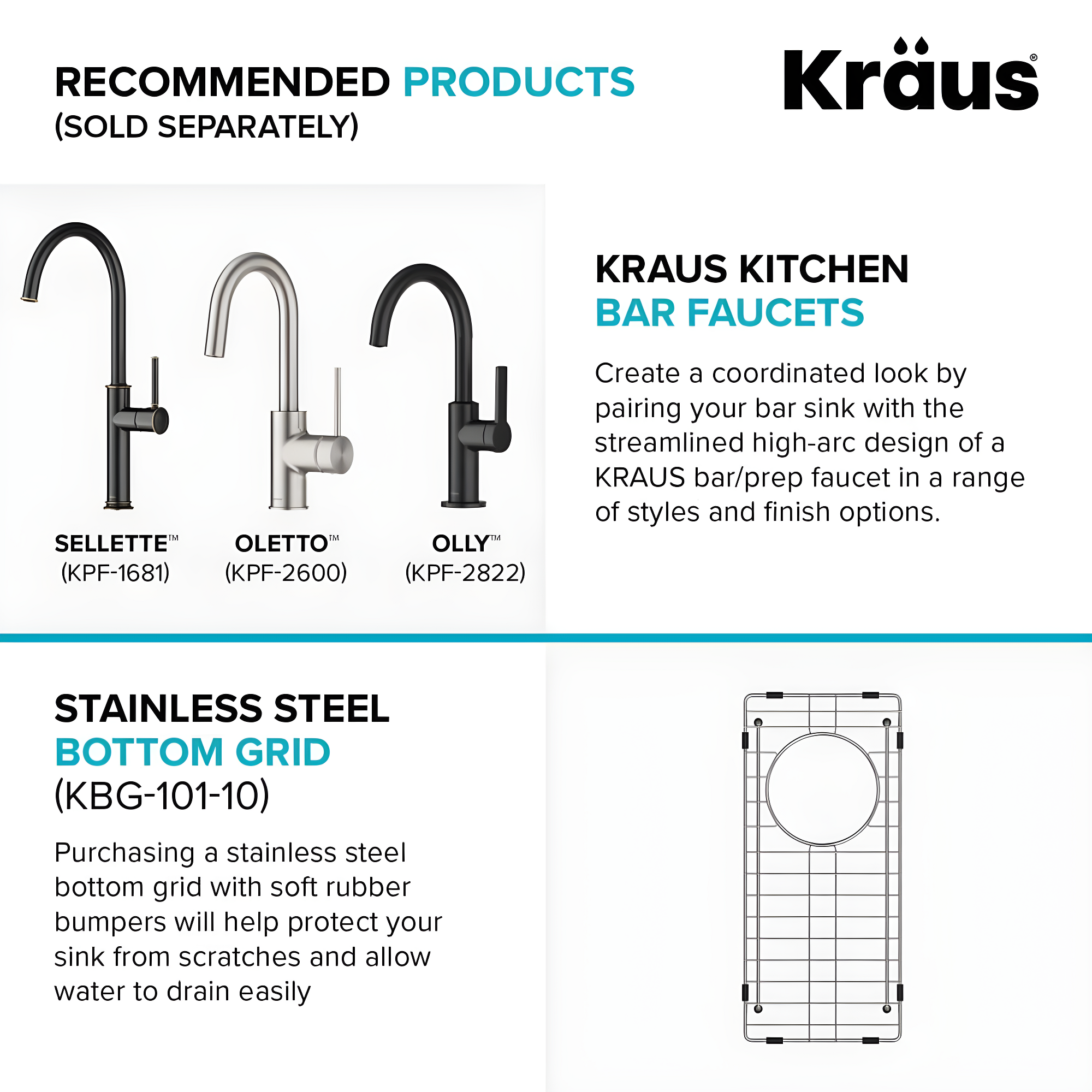 KRAUS Standart Pro Undermount 16 Gauge Stainless Steel Bar Kitchen Sink