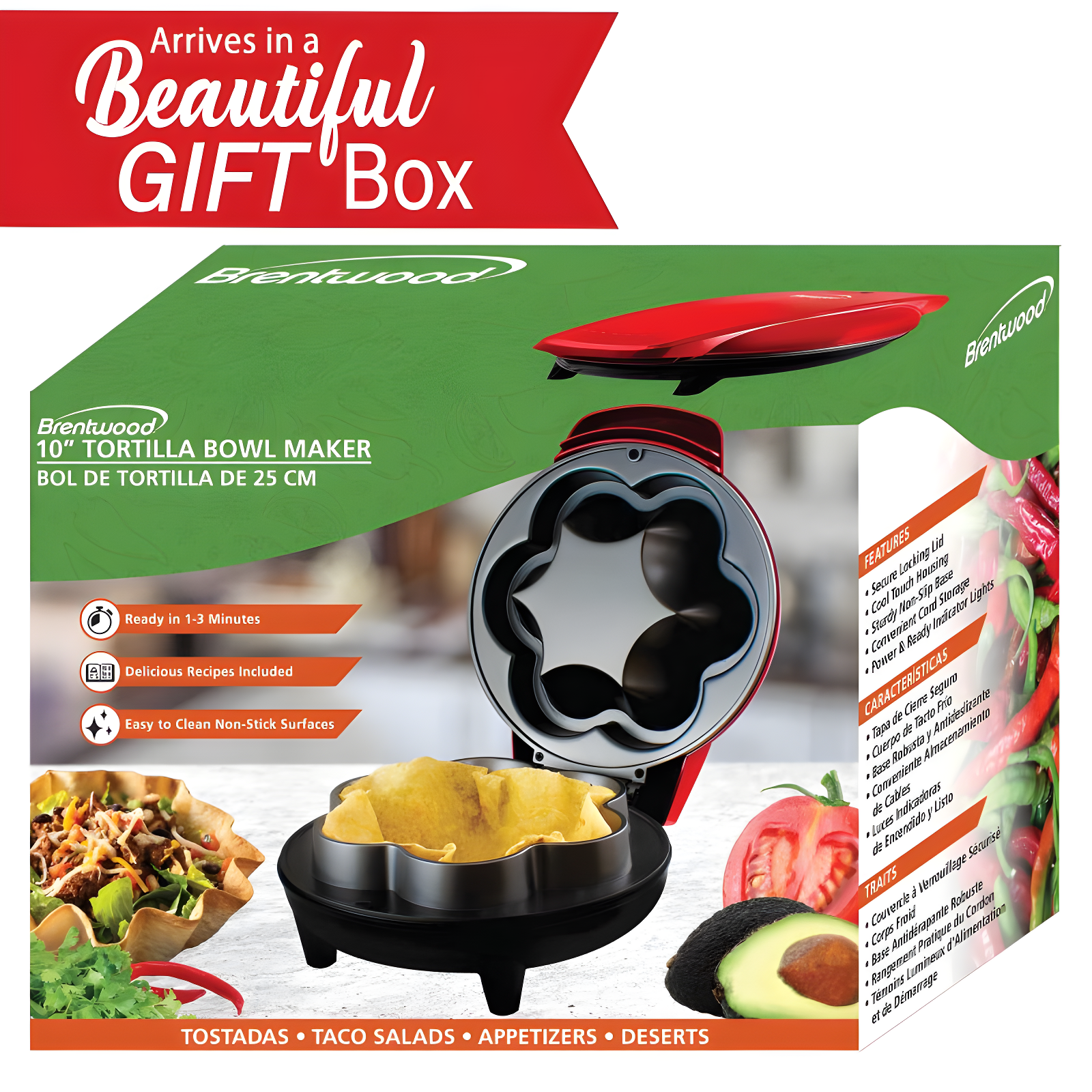 Brentwood 10'' Waffle Cone Maker