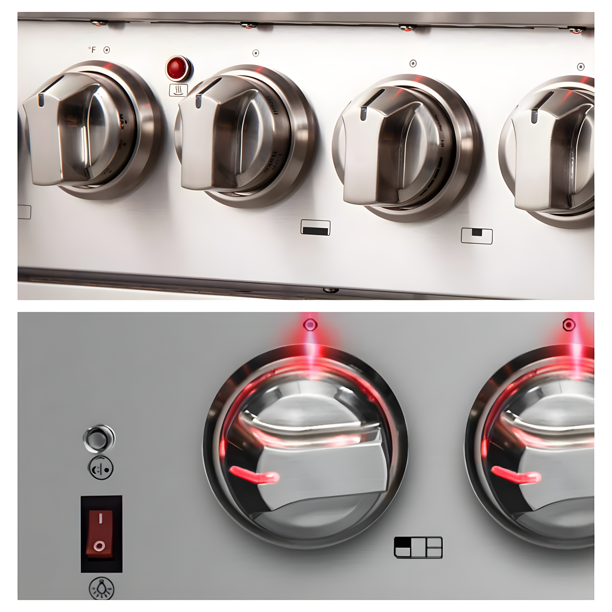 Forno Capriasca 48-inch Dual Fuel Range All Stainless Steel, 8 Brass Burners, 6.58 cu.ft. Double Ovens FFSGS6187-48