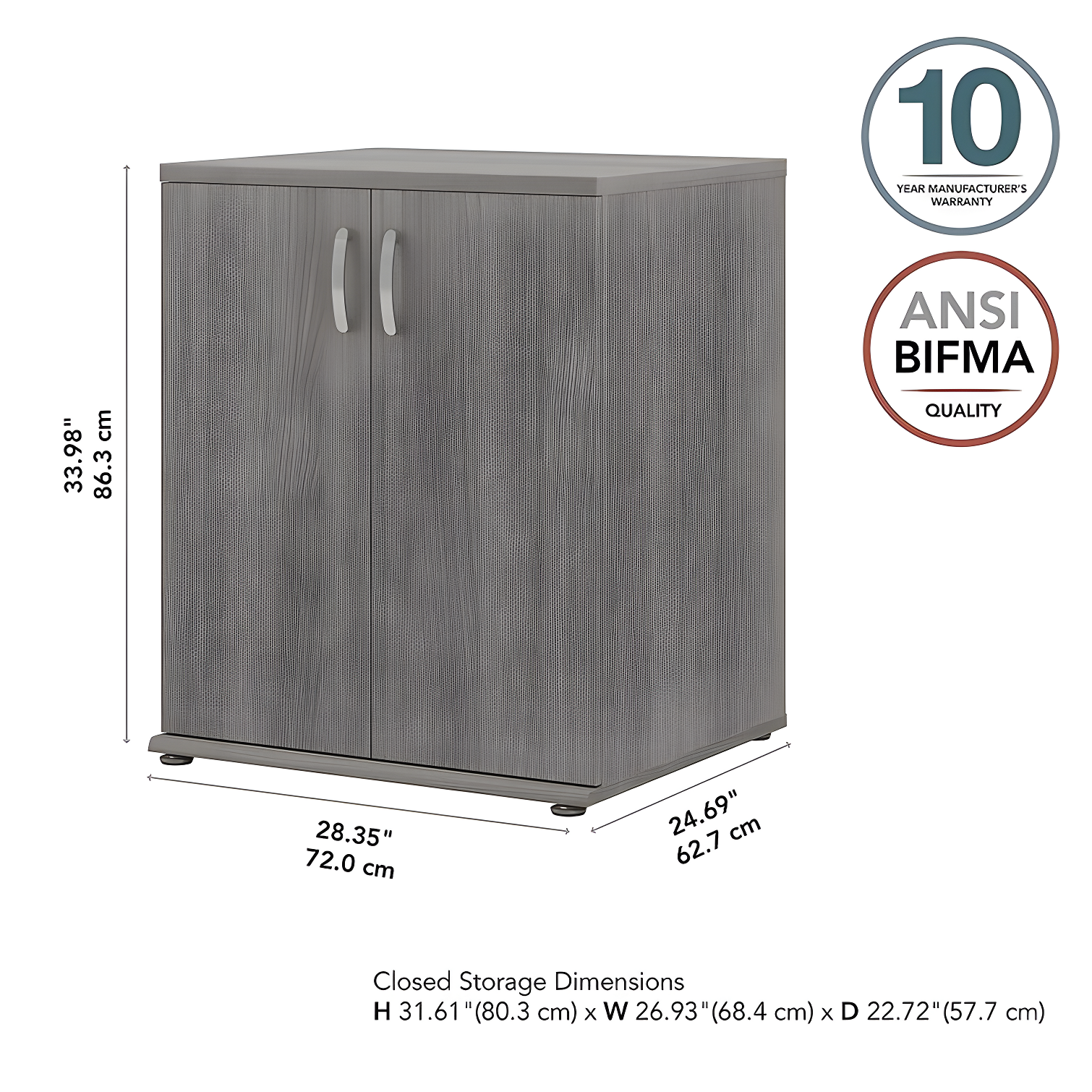 Universal Storage 2 - Shelf Storage Cabinet