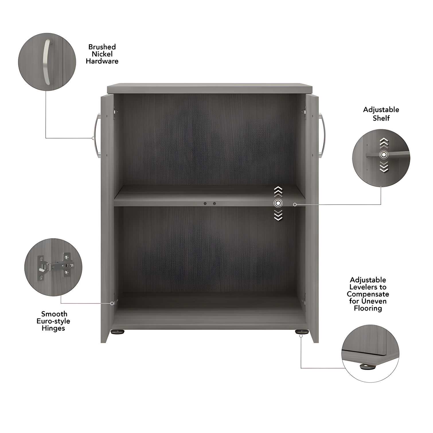 Universal Storage 2 - Shelf Storage Cabinet