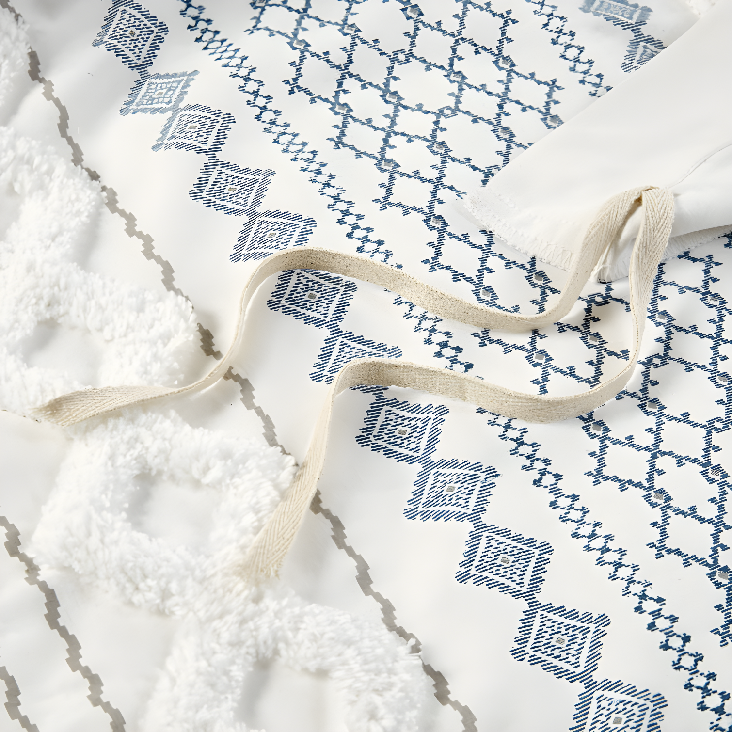 INK+IVY Imani Cotton Printed Duvet Cover Set