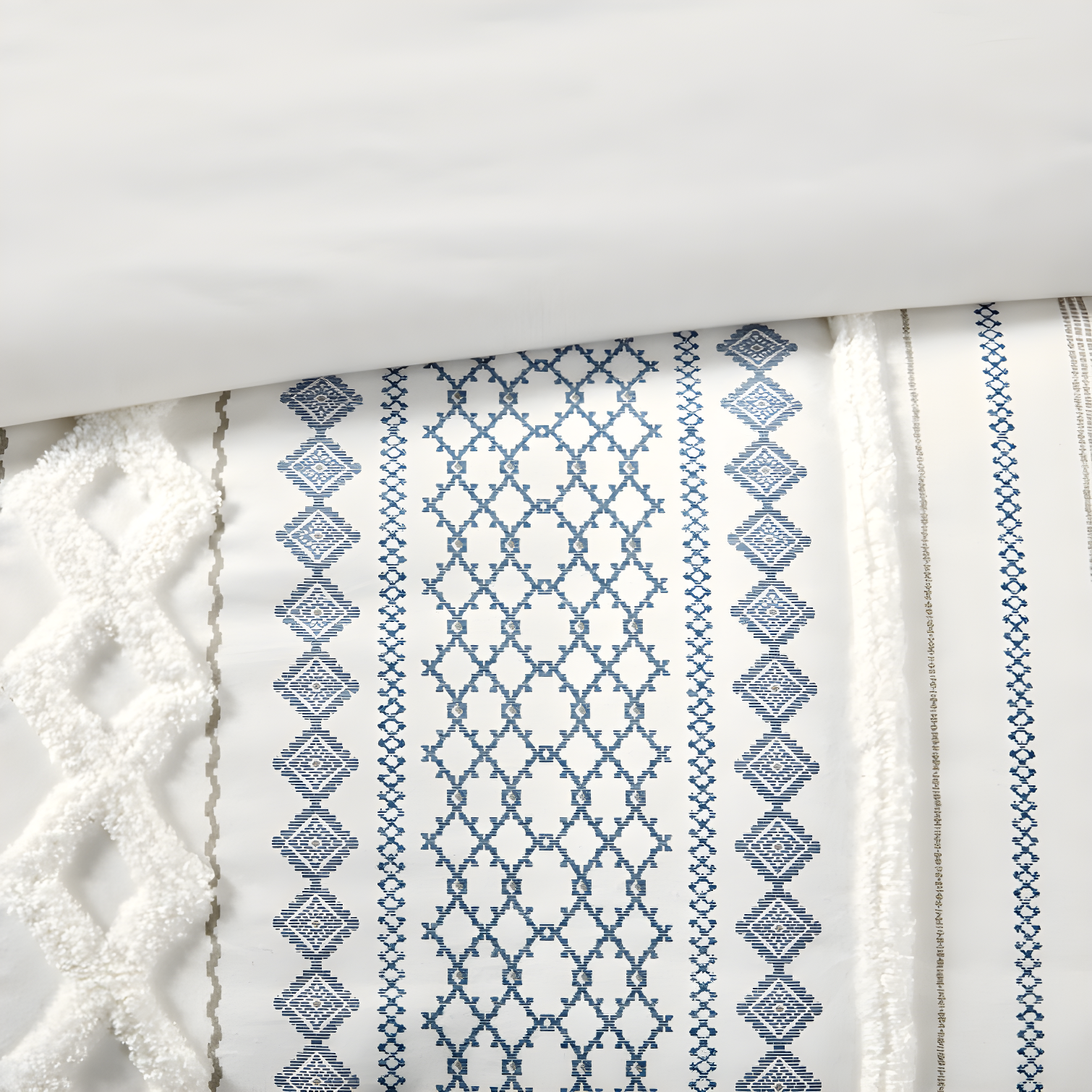 INK+IVY Imani Cotton Printed Duvet Cover Set