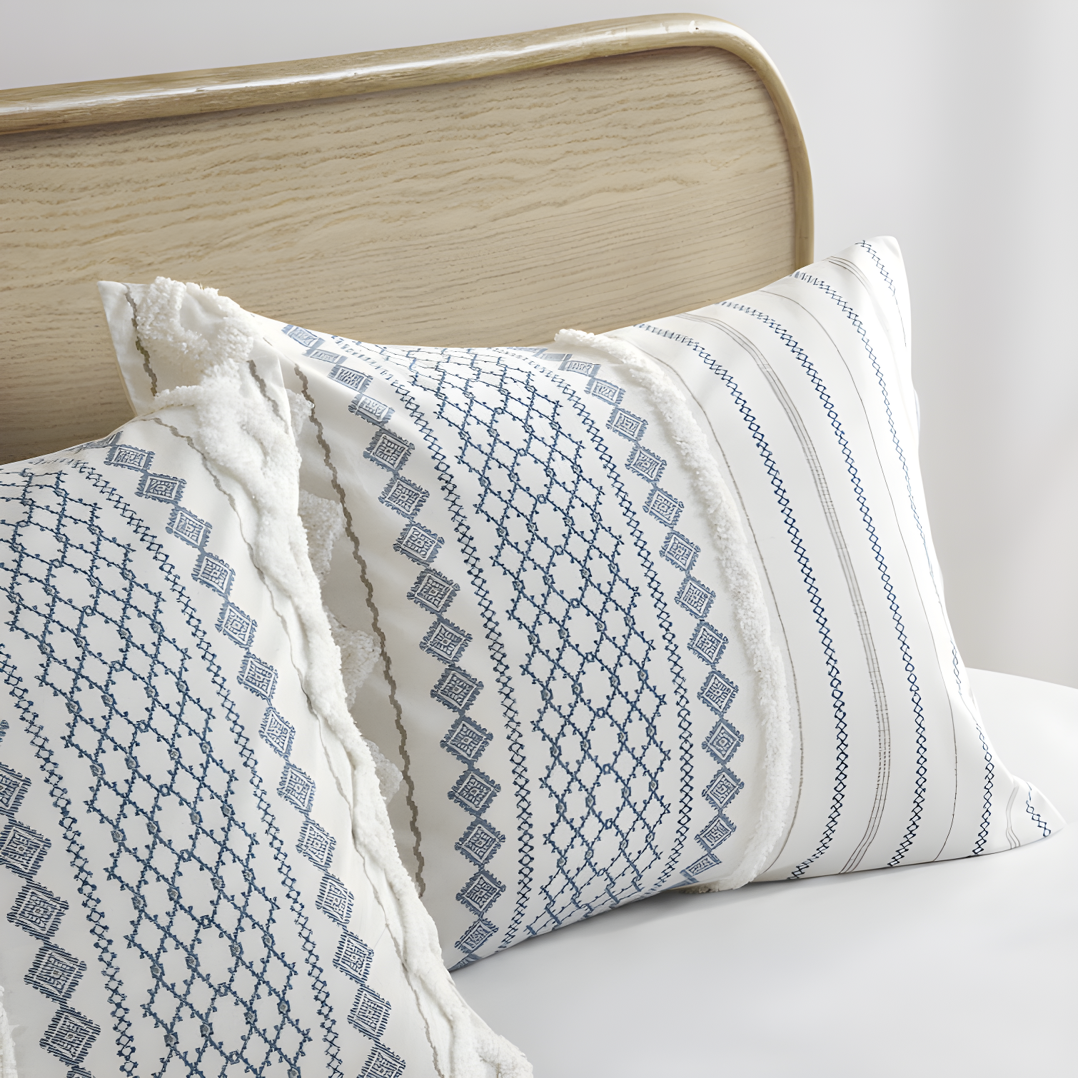 INK+IVY Imani Cotton Printed Duvet Cover Set