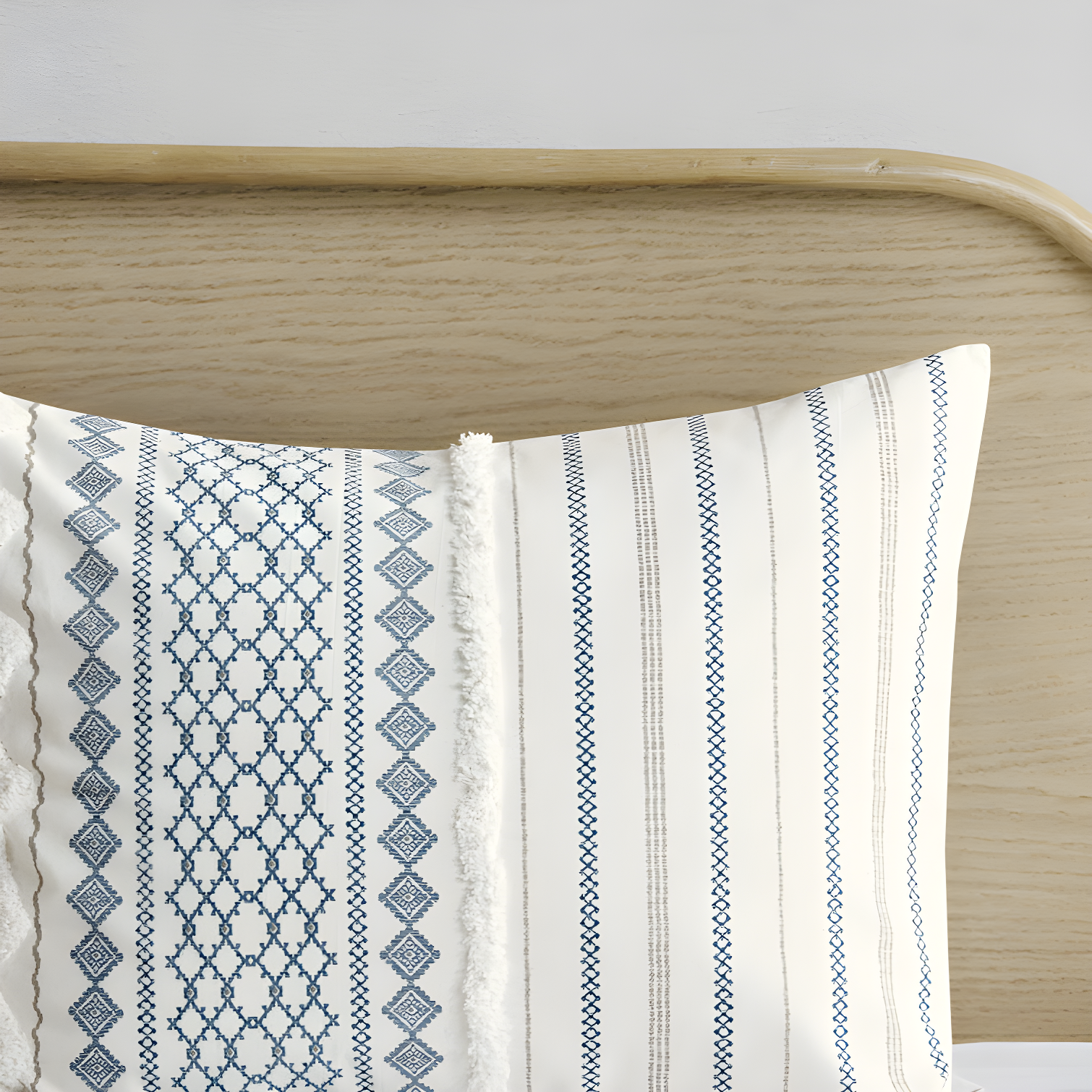 INK+IVY Imani Cotton Printed Duvet Cover Set