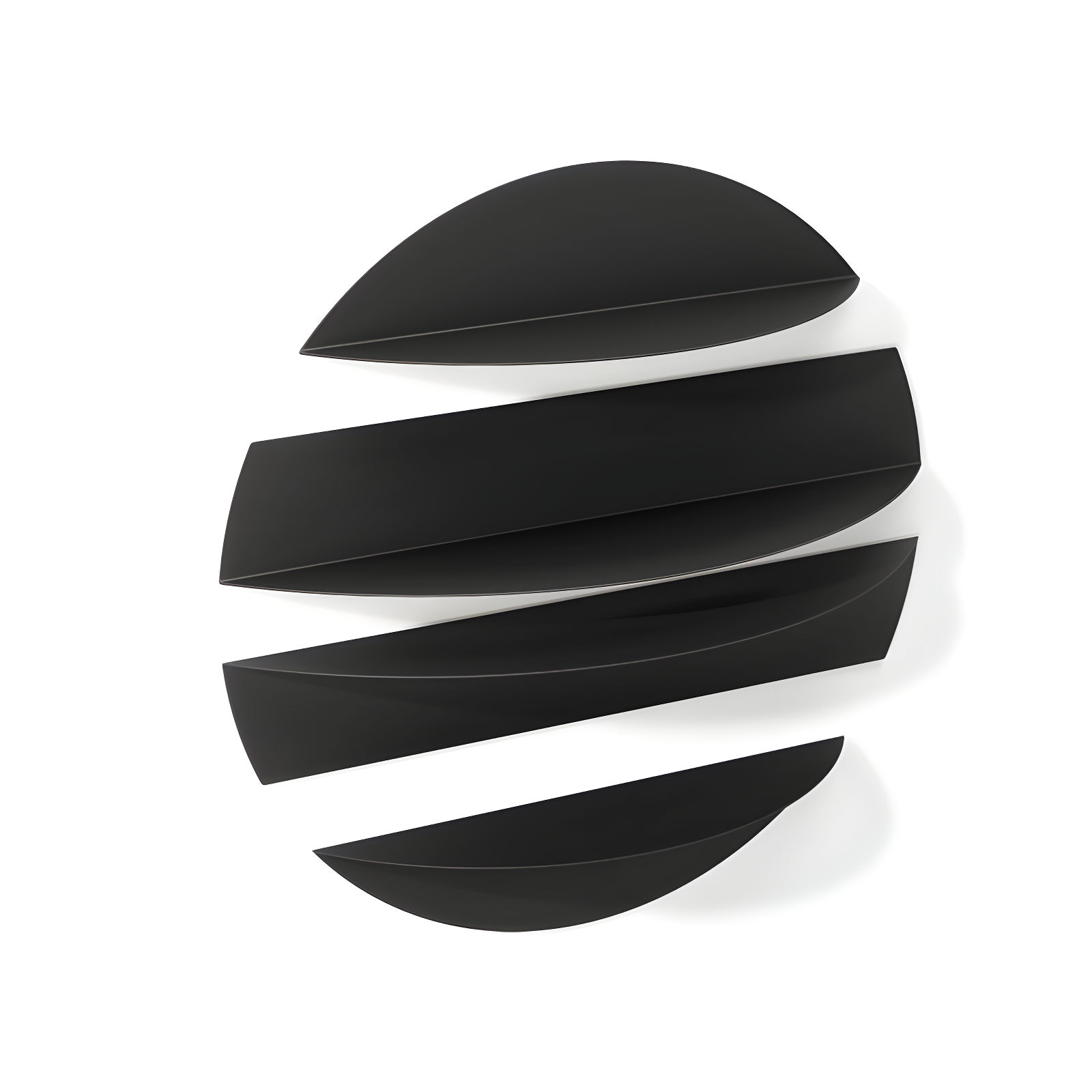 Umbra 4 Piece Circle Metal Floating Shelf