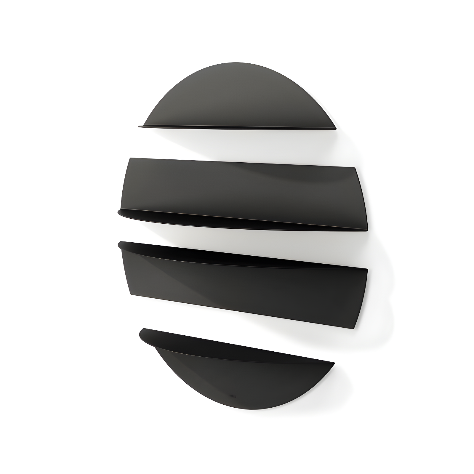 Umbra 4 Piece Circle Metal Floating Shelf