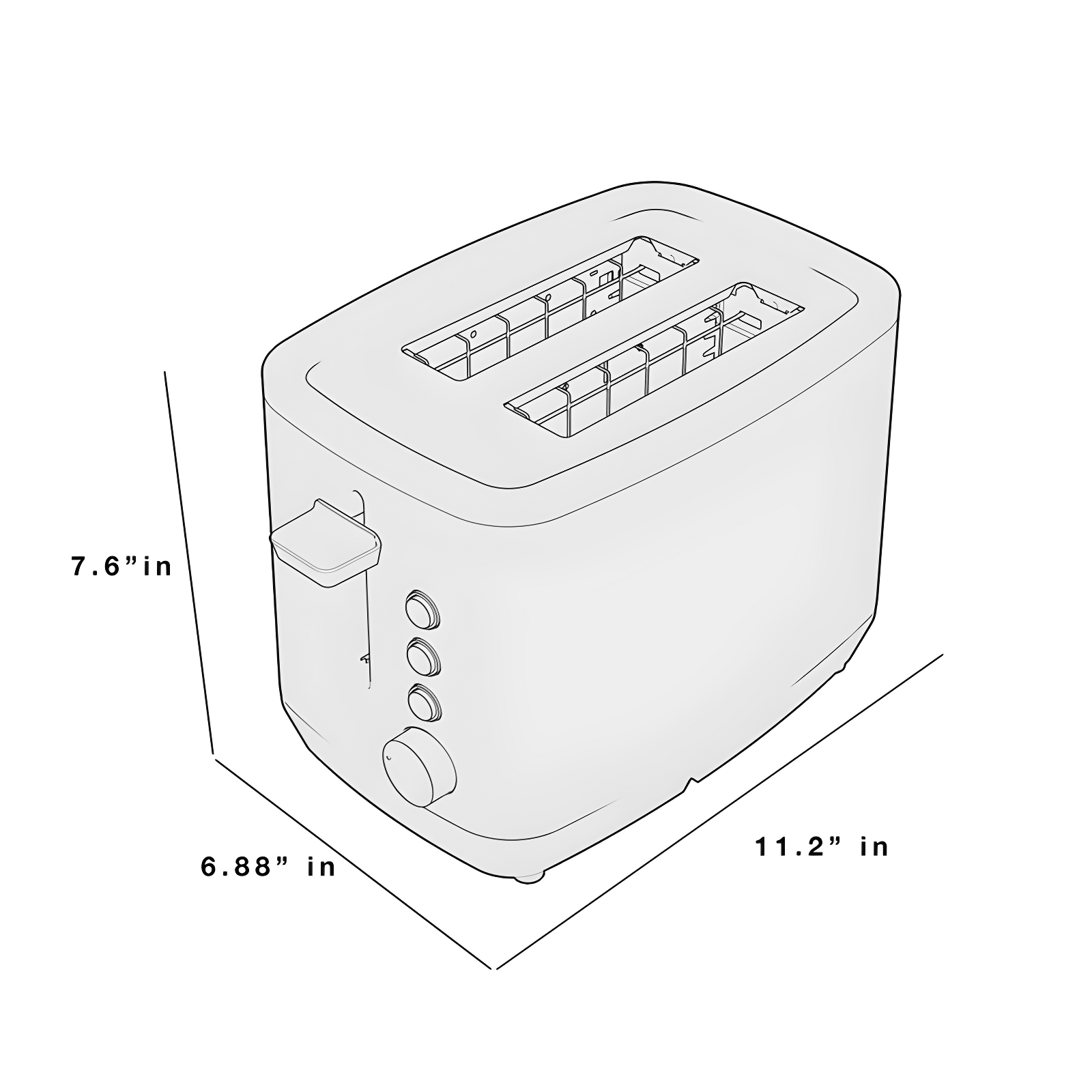 GE Appliances GE 2-Slice Toaster