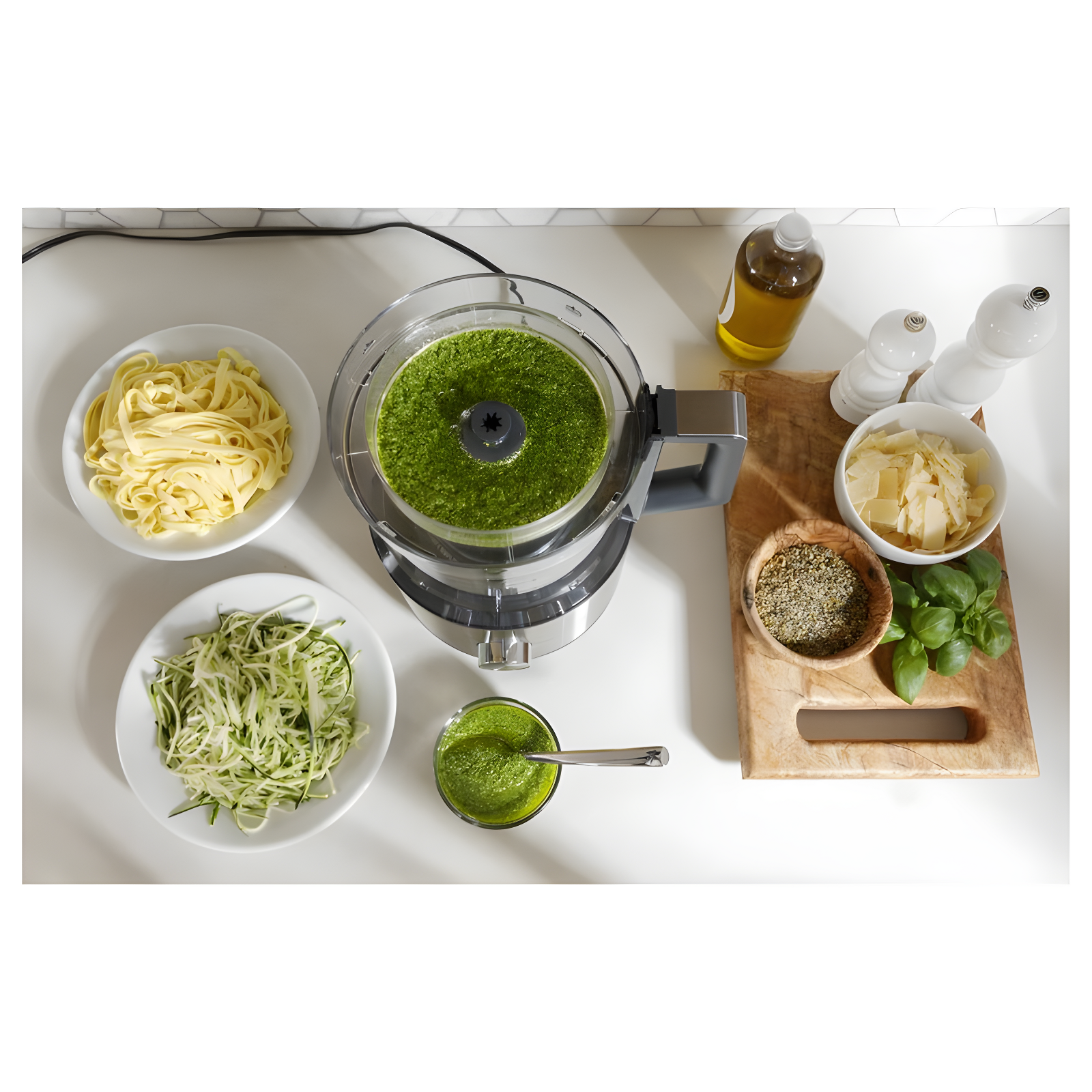 GE Appliances 12-Cup Food Processor with Accessories