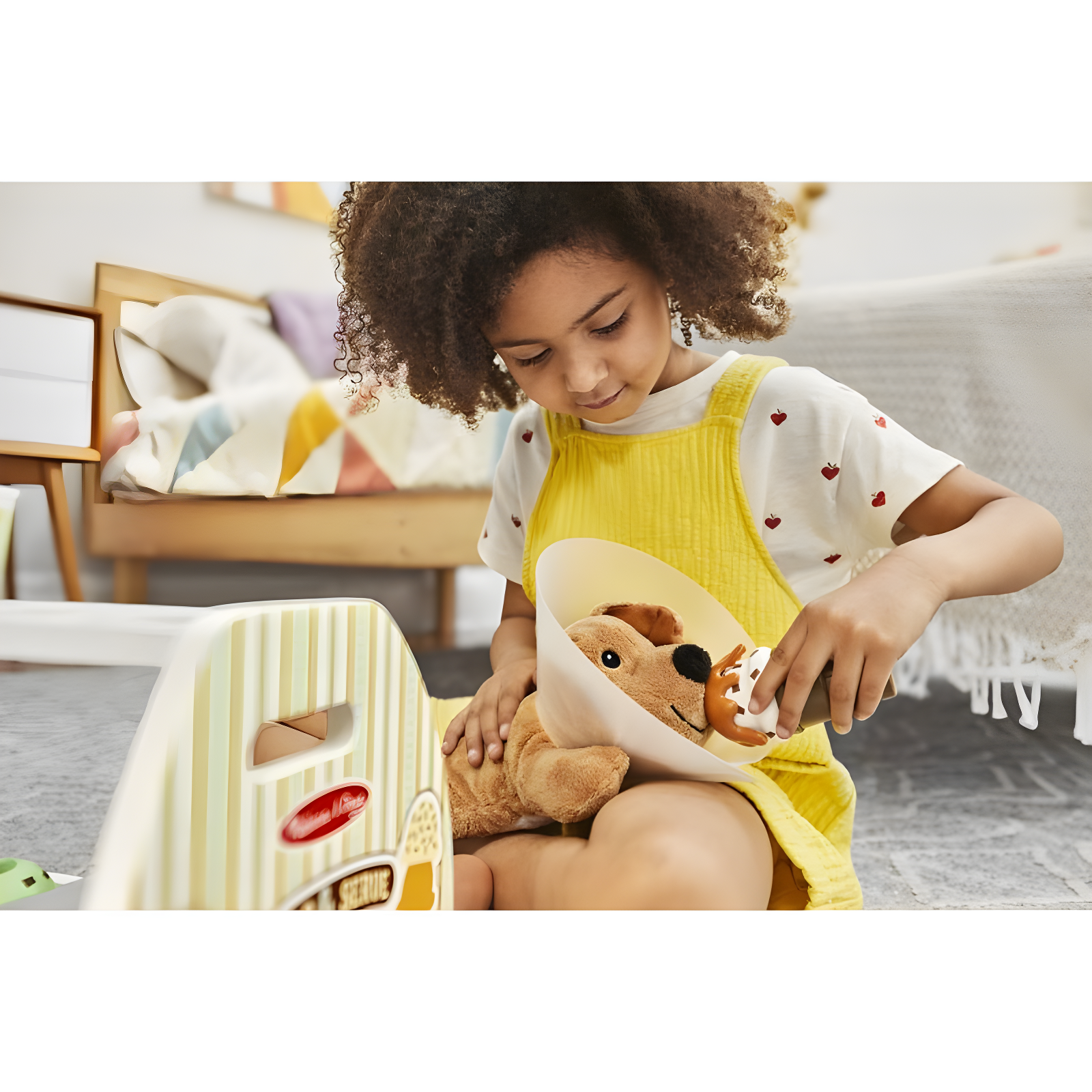 Melissa & Doug Fabric Double-Sided Food Truck Play Tent - Ice Cream And BBQ