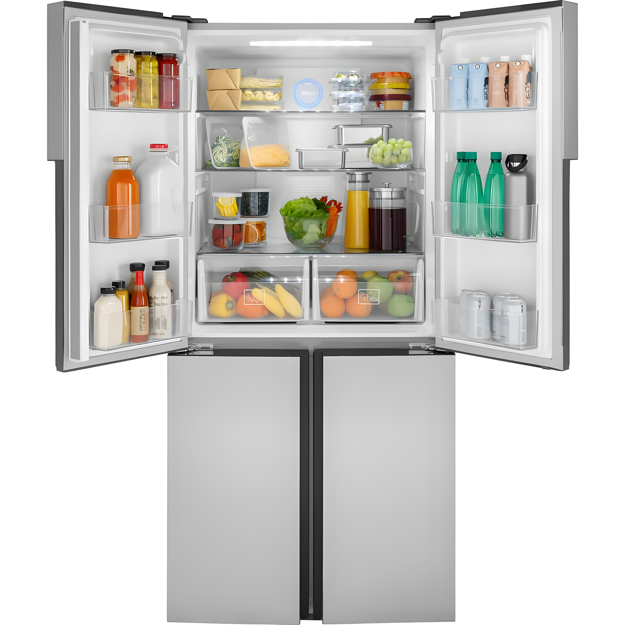 Haier Haier 33" 16.4 Cubic Feet Energy Star Smudge-Resistant Built-in Bottom Freezer Refrigerator QHE16HYPFS