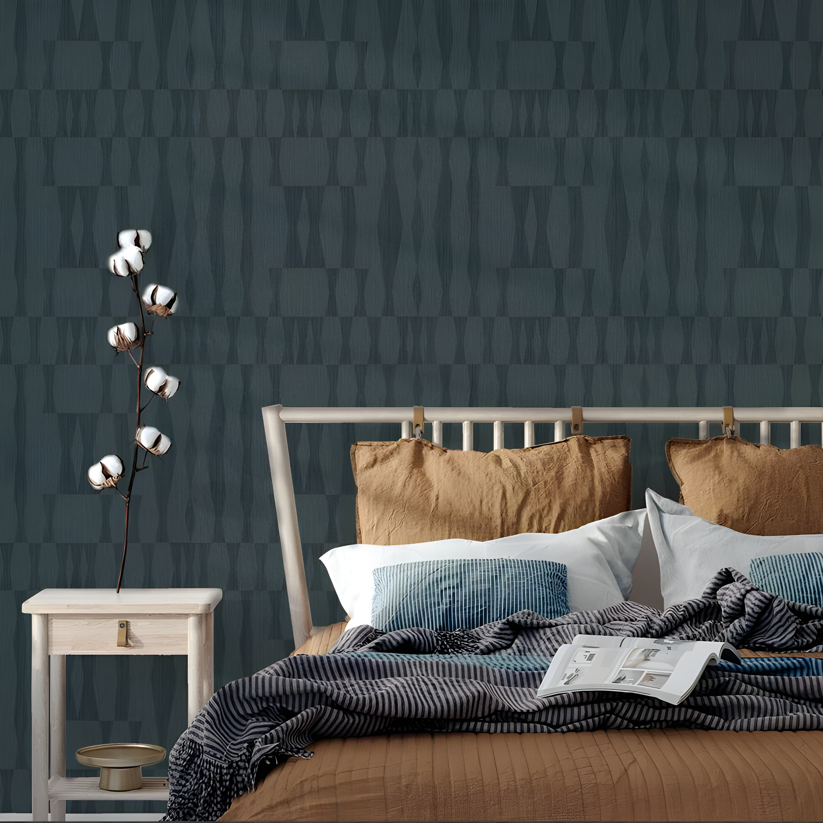 Mirin Peel + Stick Wallpaper - Textured Seagrass
