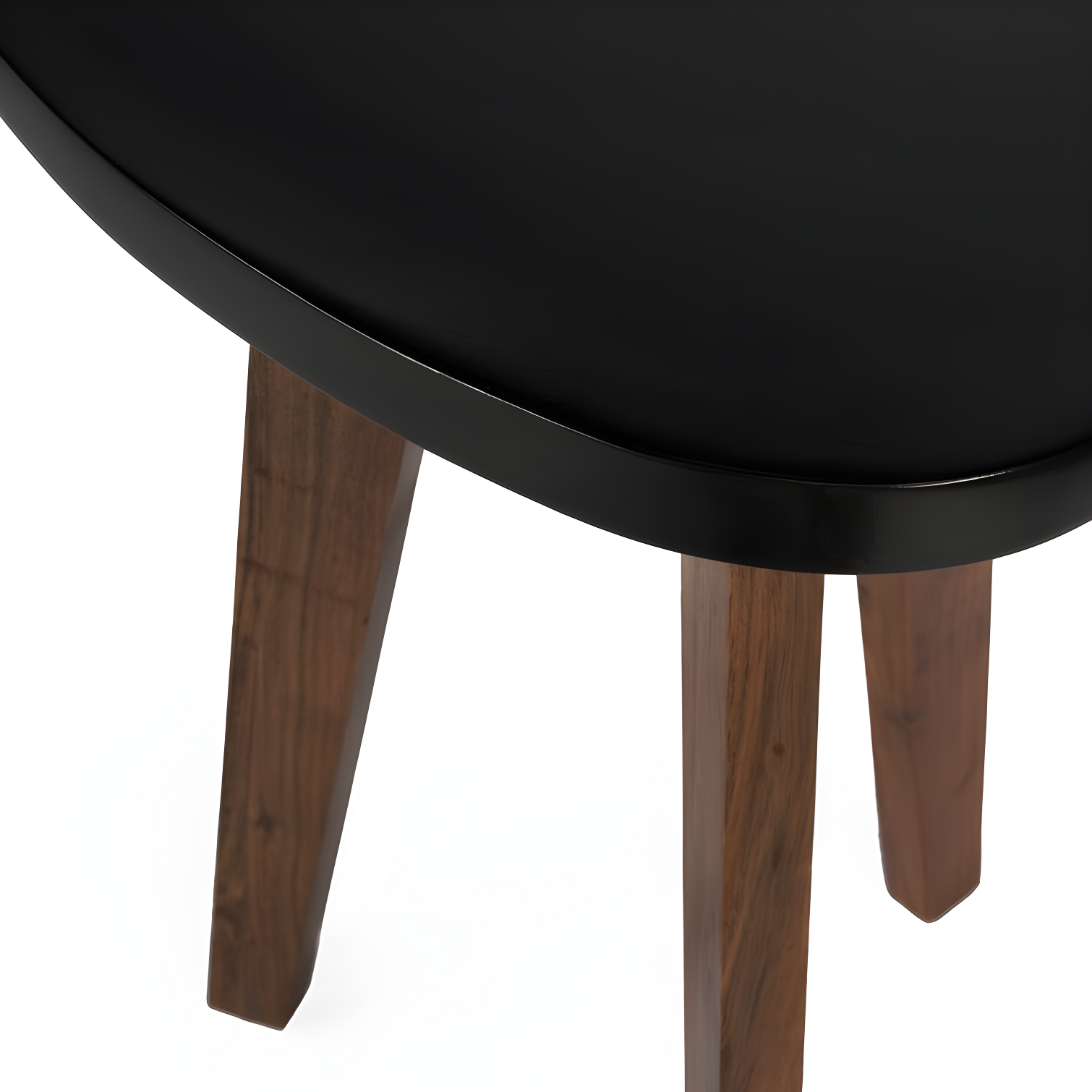 Butler Chula Vista Contempoary Bunching Table with 3 Angled Acacia Wood Legs - Black