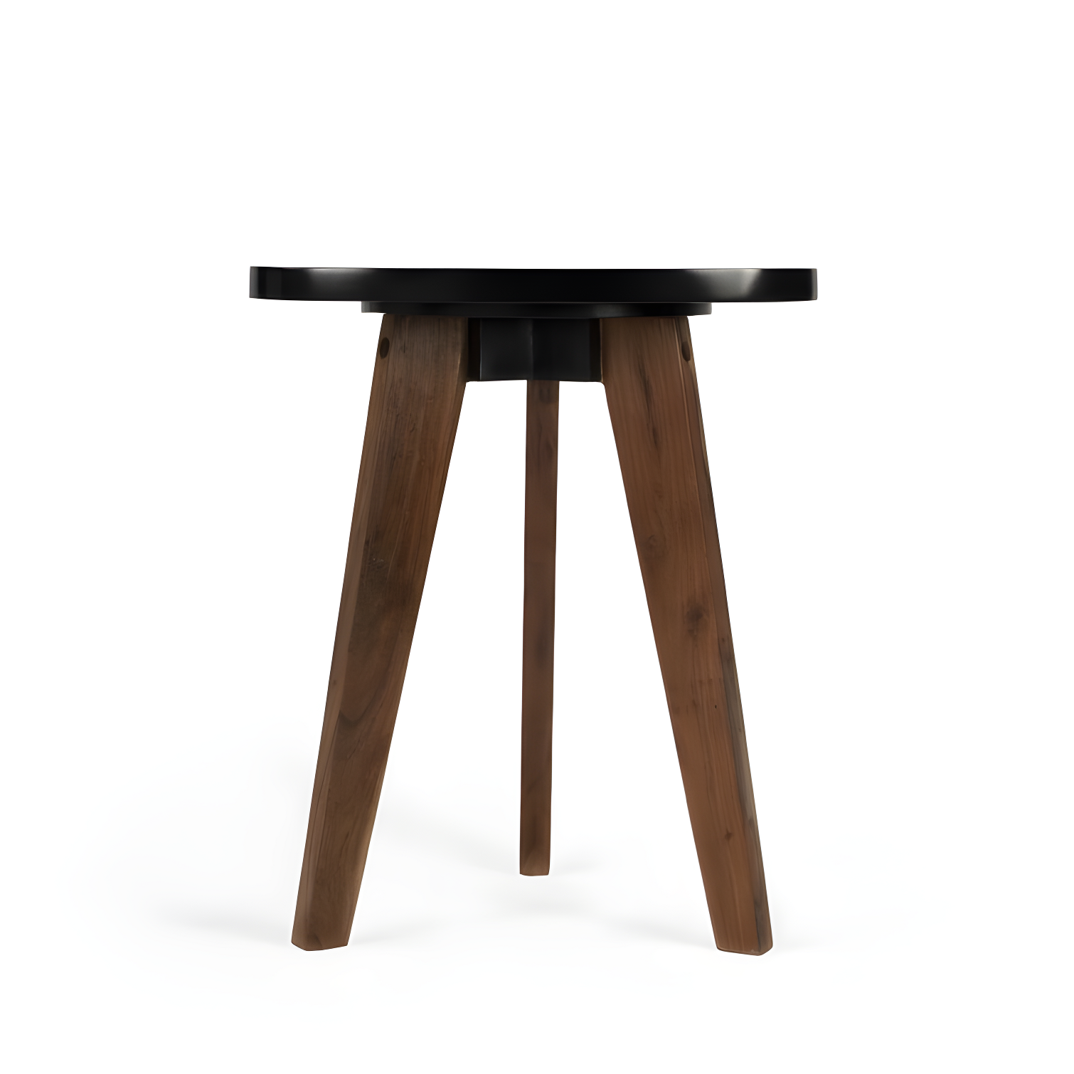 Butler Chula Vista Contempoary Bunching Table with 3 Angled Acacia Wood Legs - Black