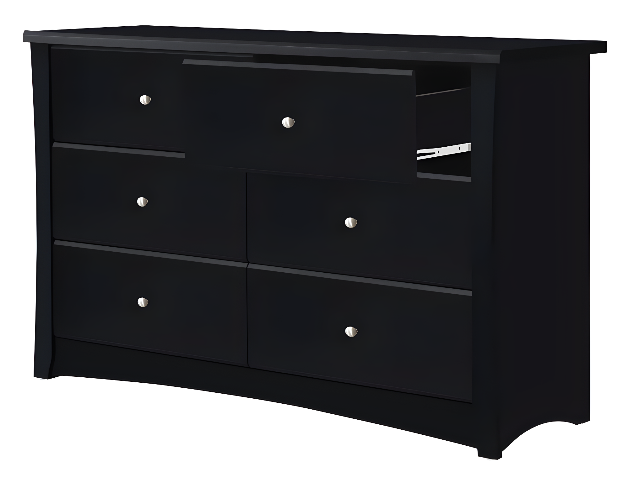 Crescent 6 Drawer Double Dresser