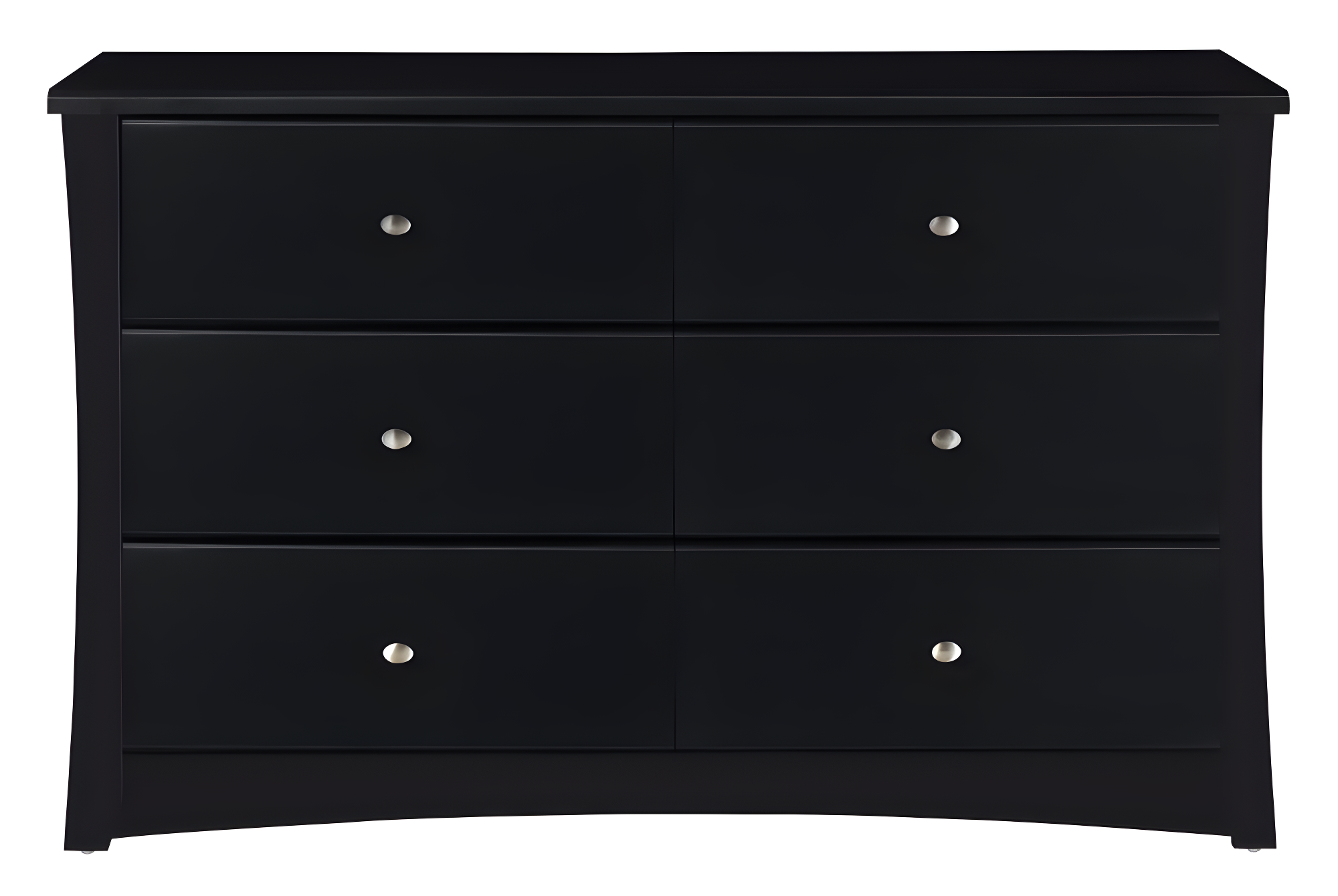 Crescent 6 Drawer Double Dresser