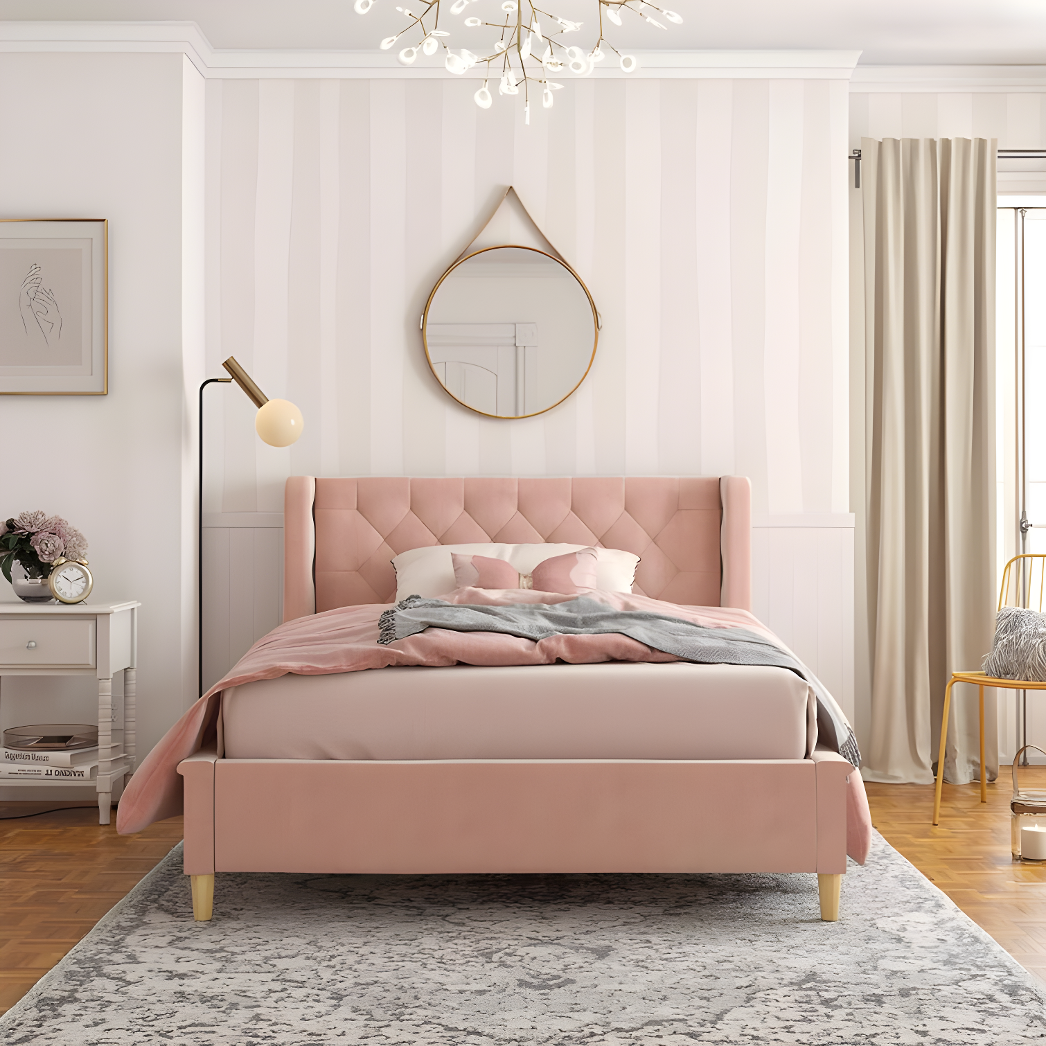 Ambrosia Full Platform Bed