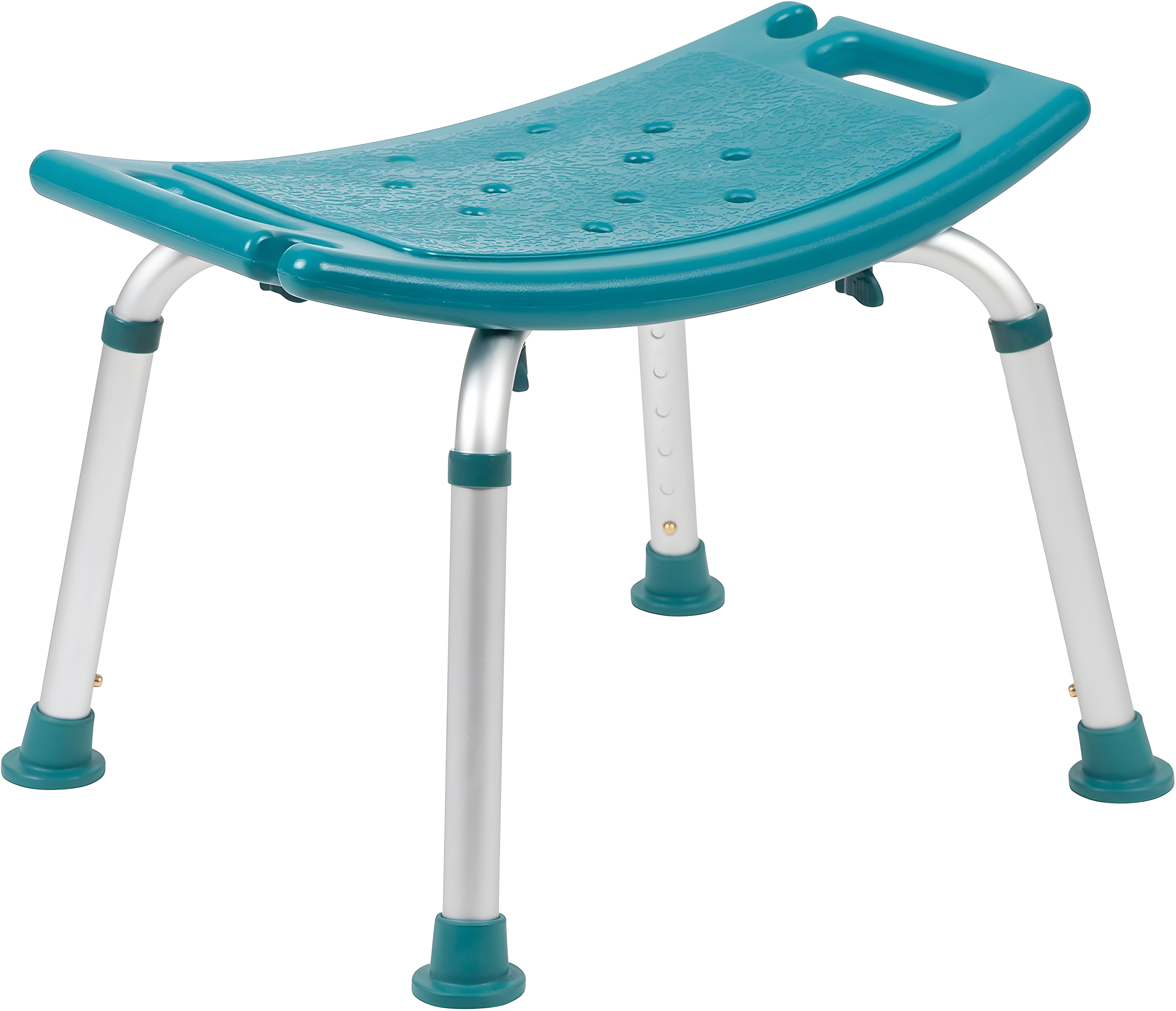 Hemsworth Tool-Free 300 Lb. Capacity, Adjustable Bath & Shower Chair w/ Non-slip Feet