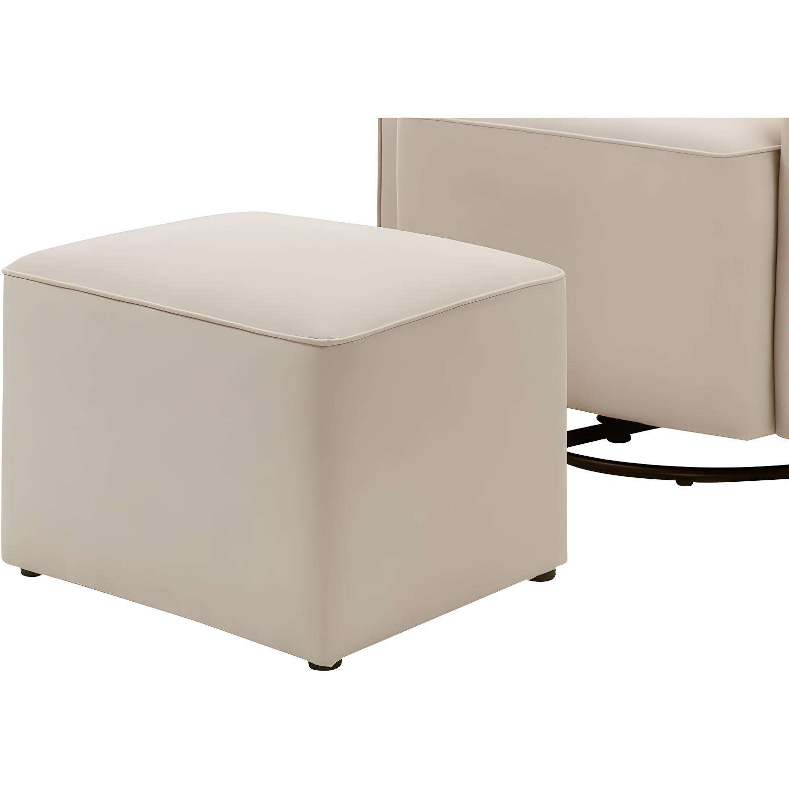daVinci Olive Swivel Glider with Ottoman & Reviews | Wayfair