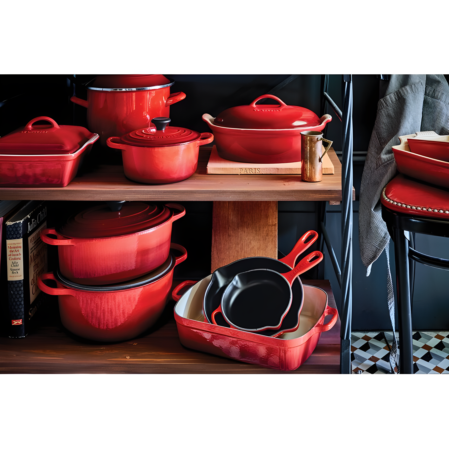 Le Creuset Enameled Cast Iron Oval Dutch Oven with Lid