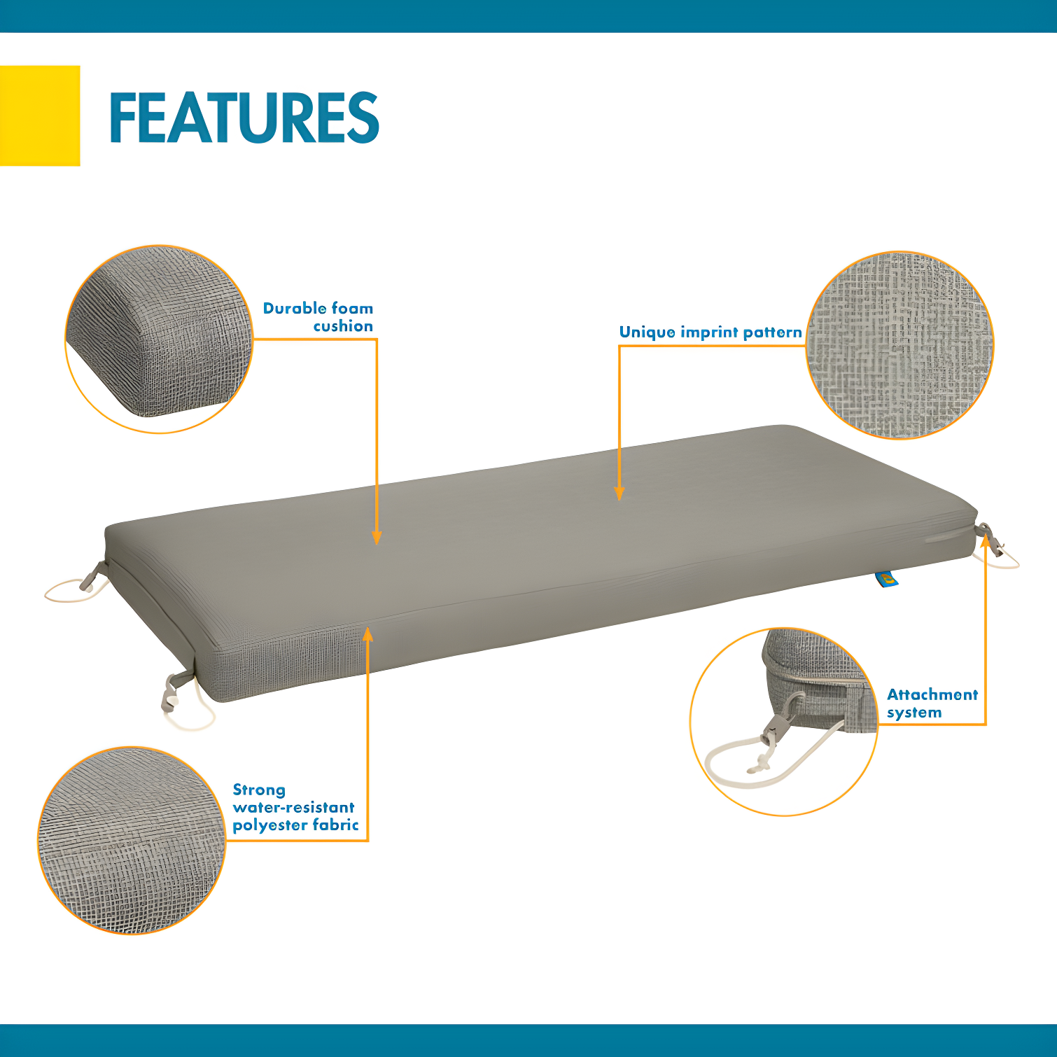 Patio Bench Cushion