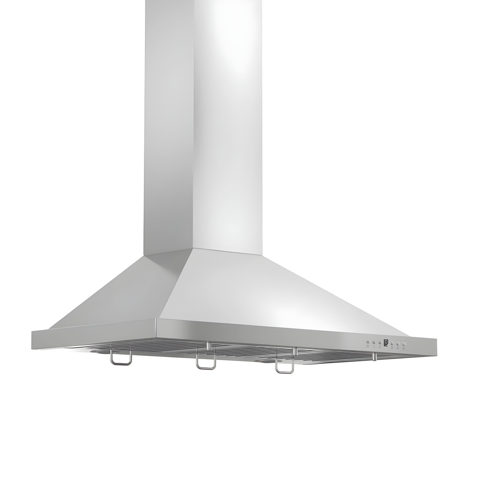 36" 400 CFM Convertible Wall Mount Range Hood in Brushed Stainless Steel