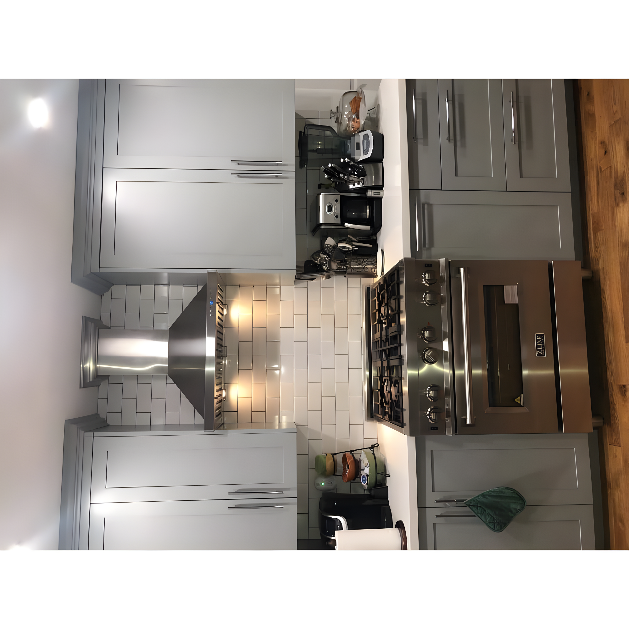 36" 400 CFM Convertible Wall Mount Range Hood in Brushed Stainless Steel
